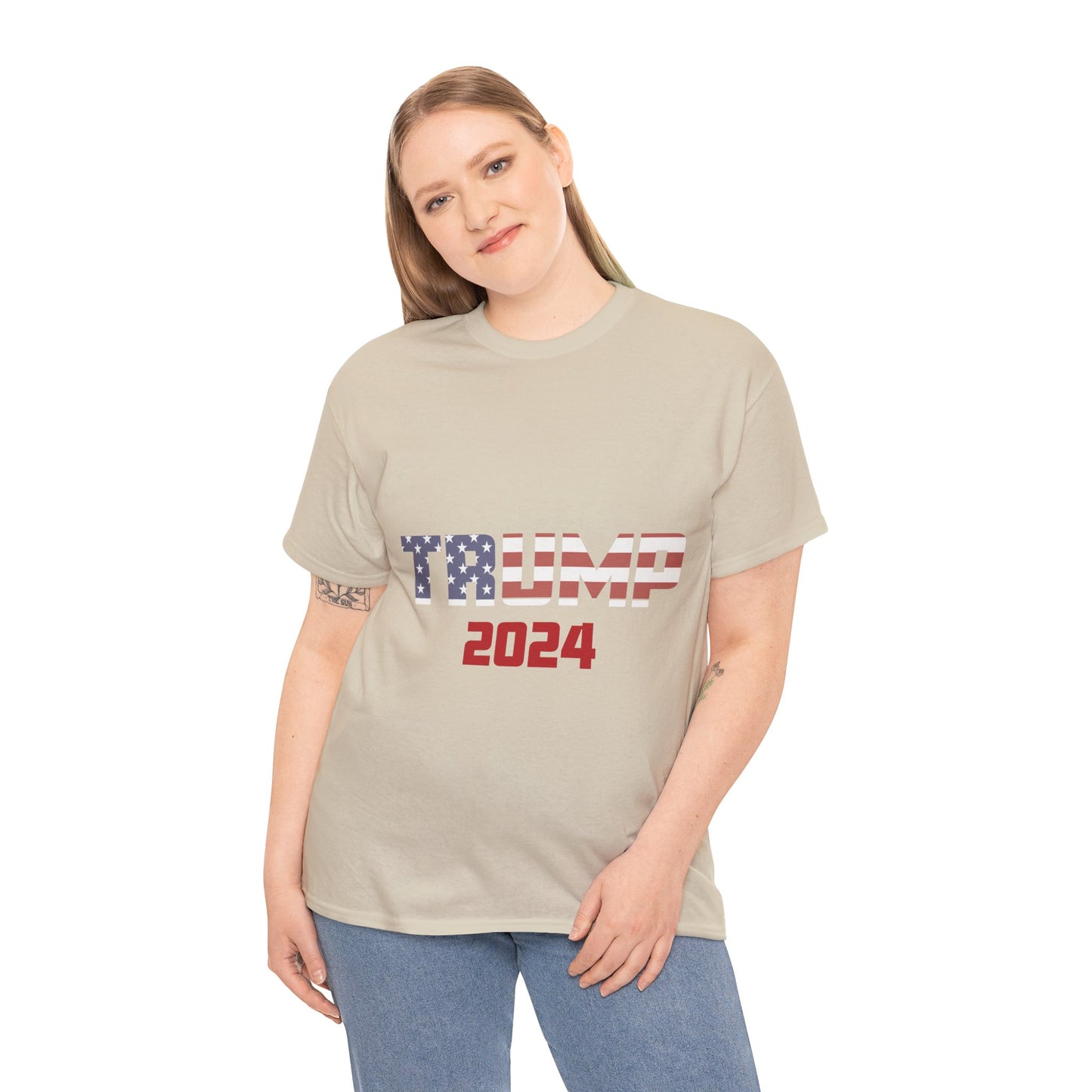 Trump 2024 B Unisex Heavy Cotton Tee