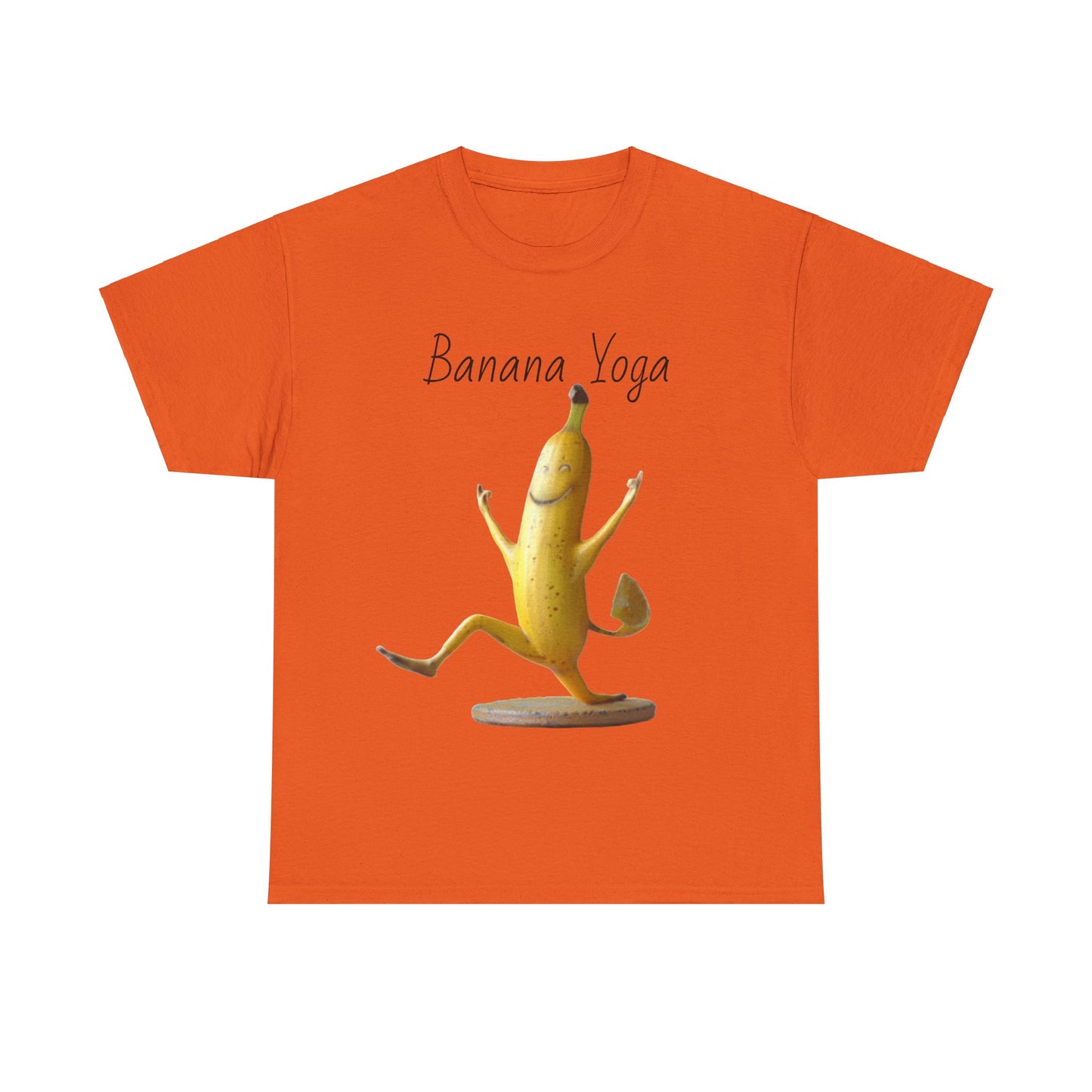 Banana Yoga2 Unisex Heavy Cotton Tee