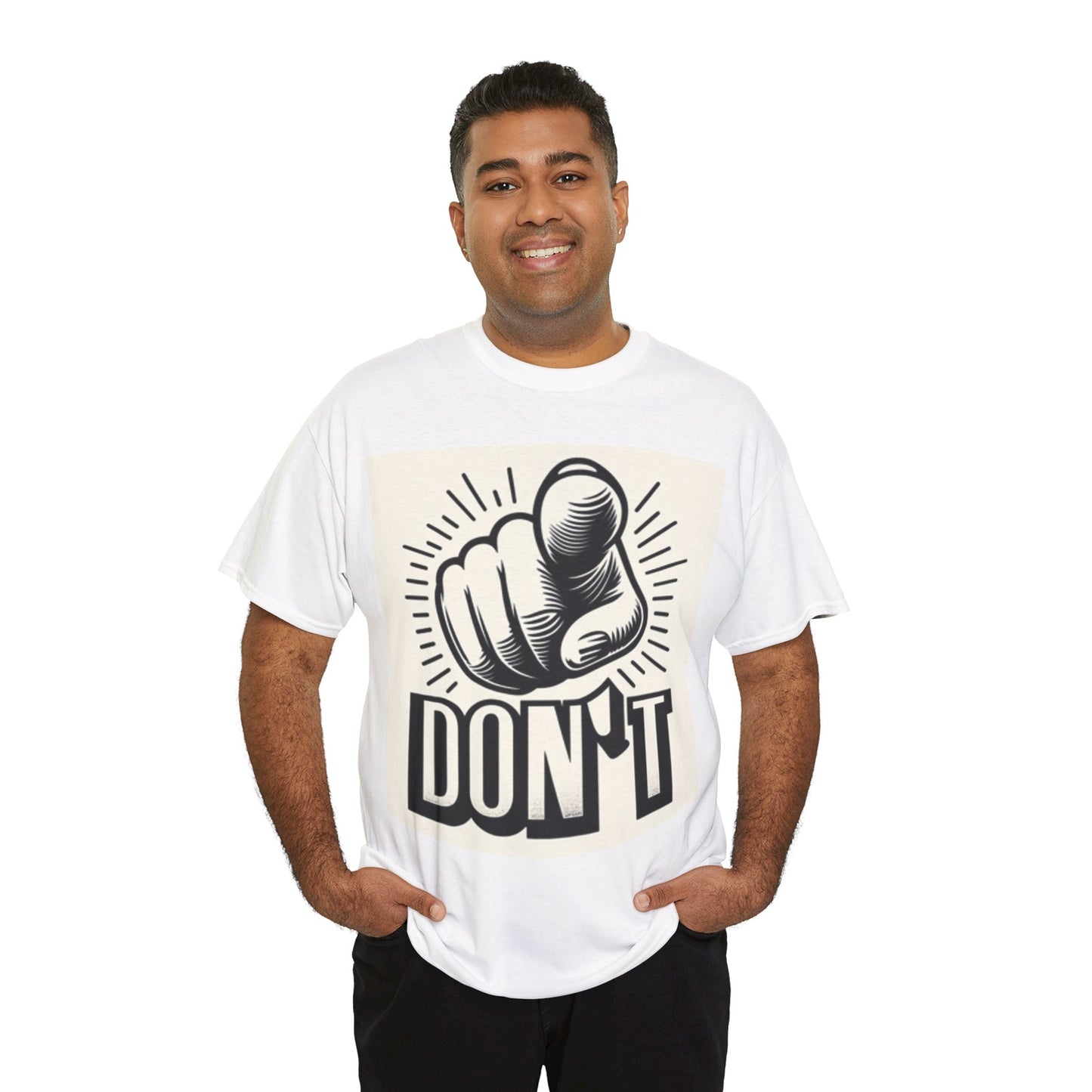 Don't Finger Unisex Heavy Cotton Tee