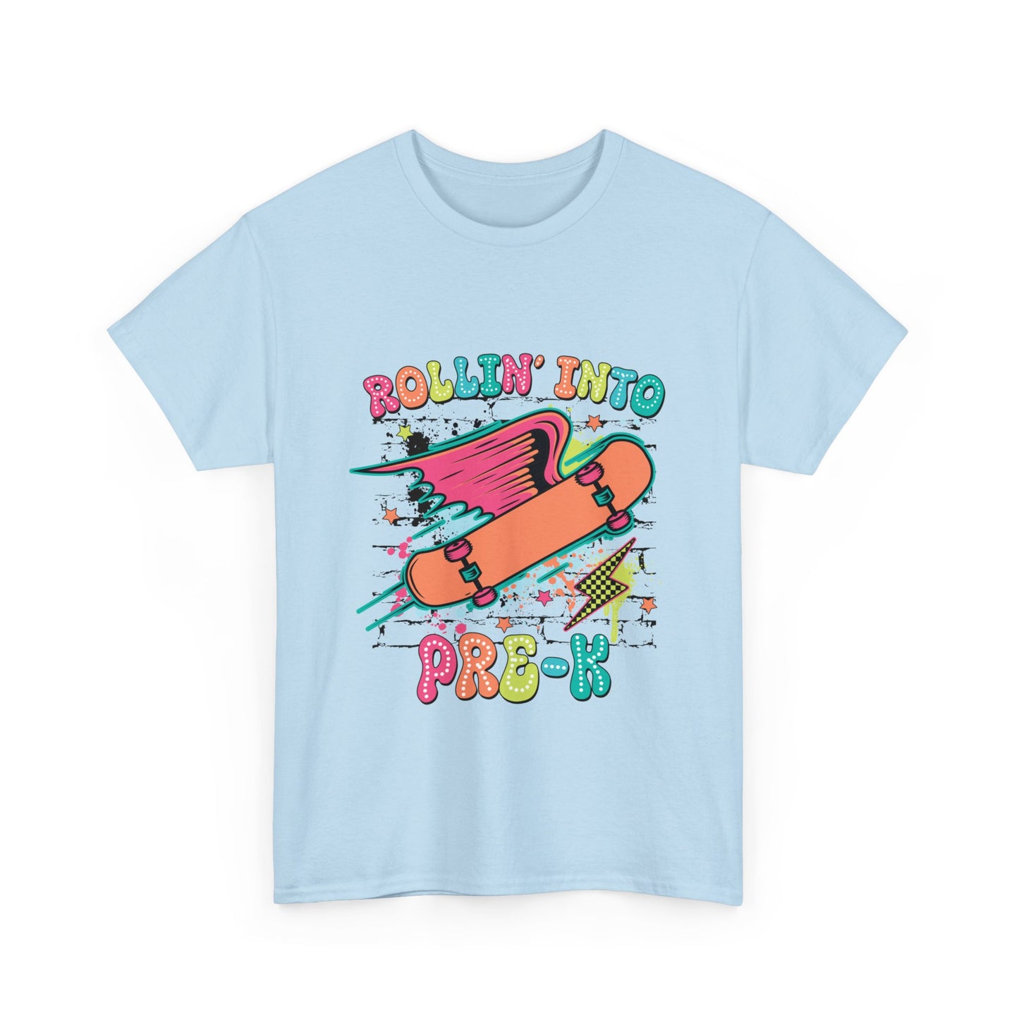 Rockin Into Pre K Unisex Heavy Cotton Tee