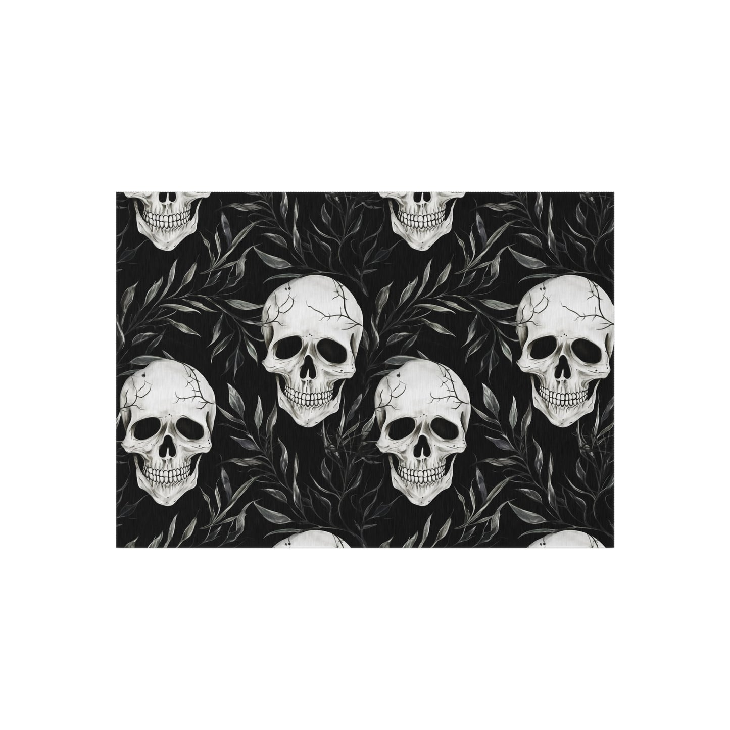 Halloween Skeleton Outdoor Rug