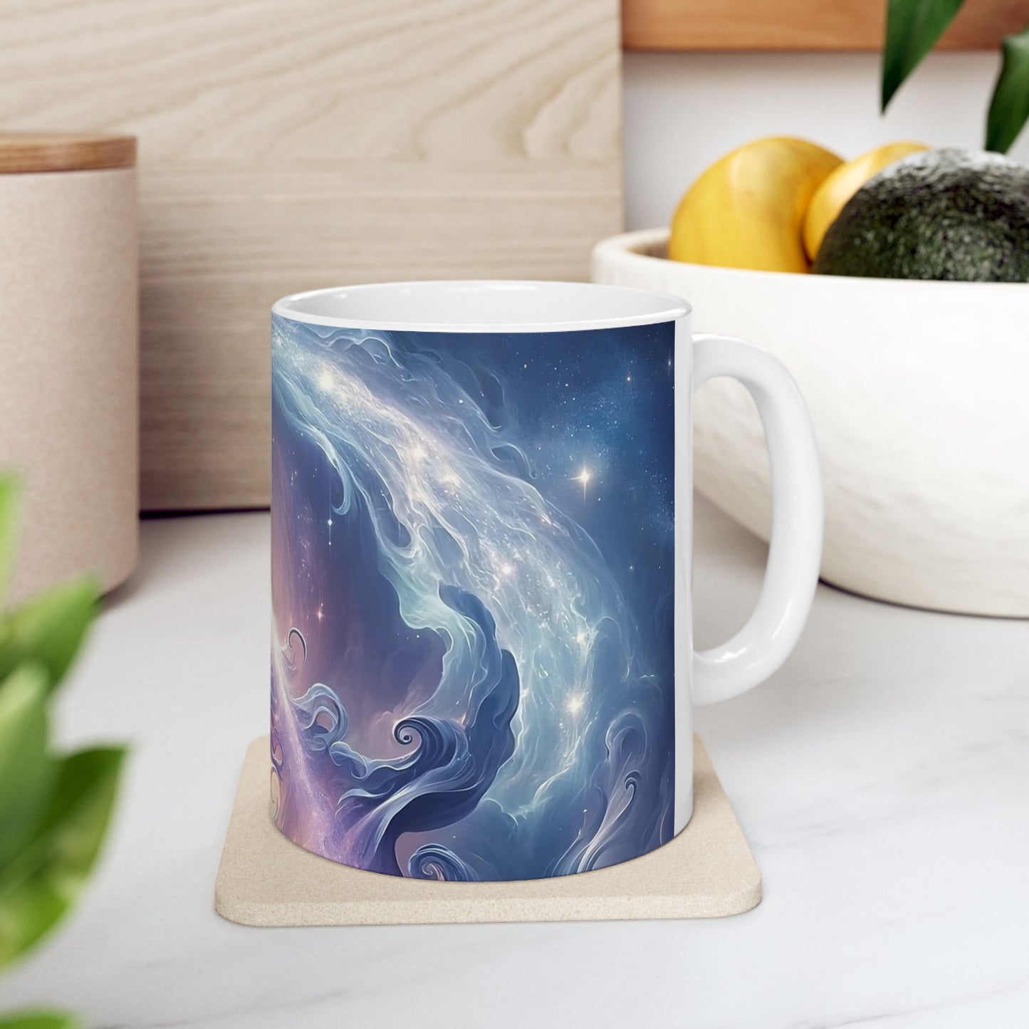 Aquarius Ceramic Mug, 11oz