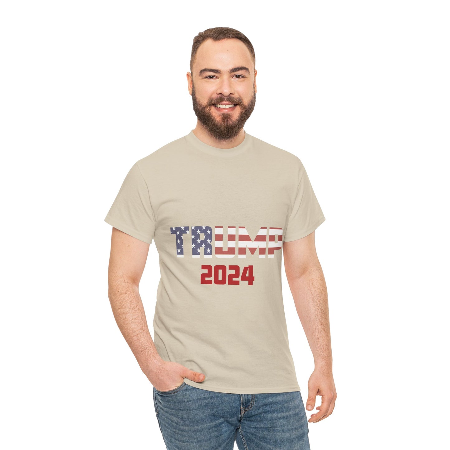 Trump 2024 B Unisex Heavy Cotton Tee