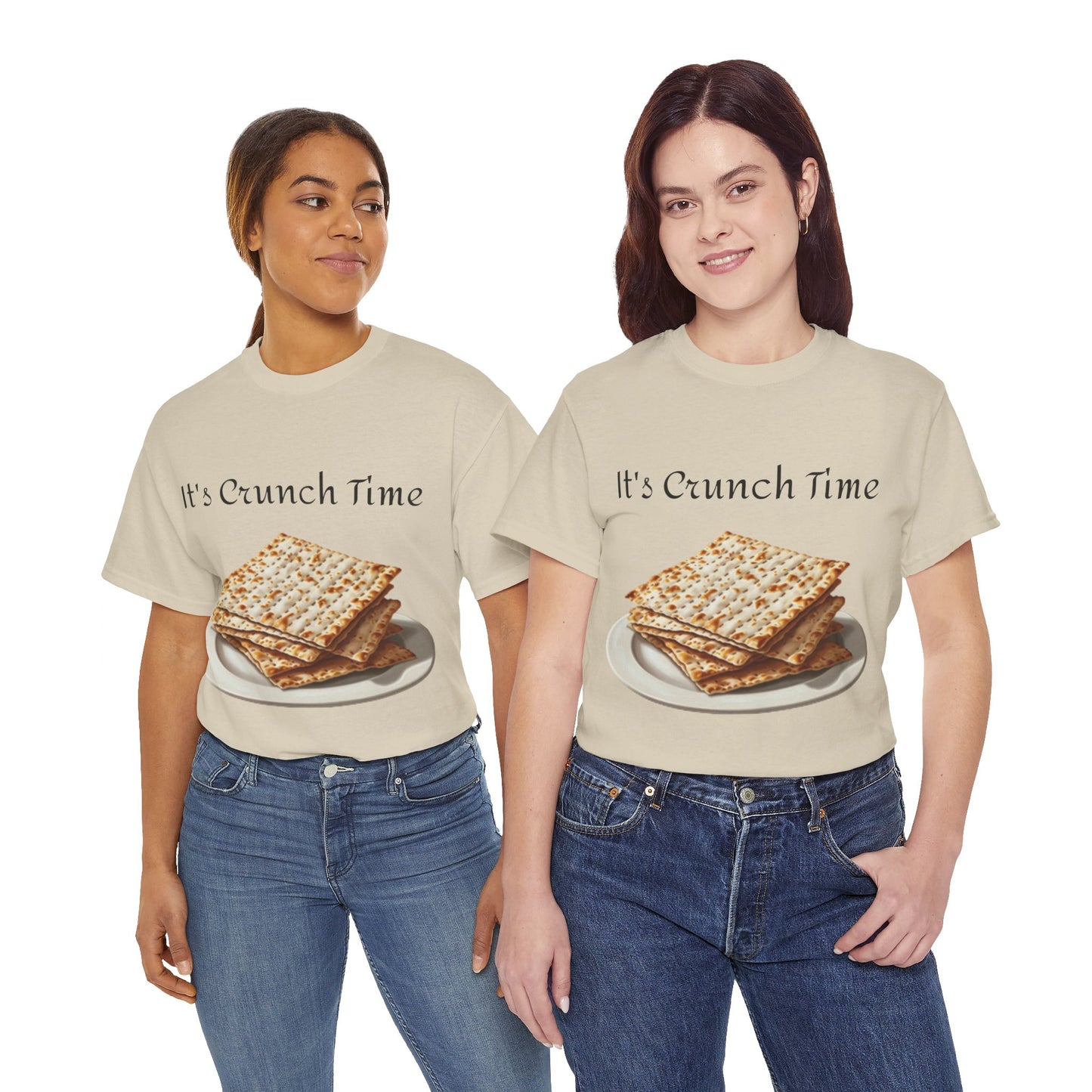 It's Crunch Time Matza Unisex Heavy Cotton Tee