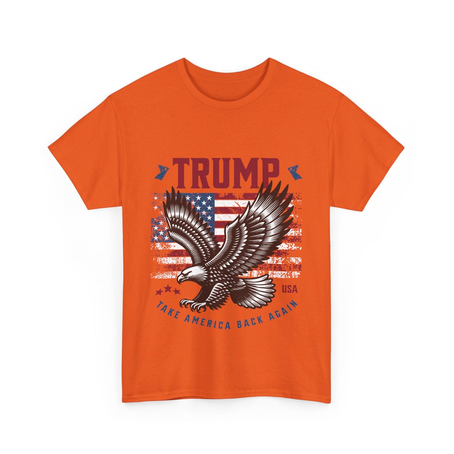 Trump MAGA Eagle Unisex Heavy Cotton Tee