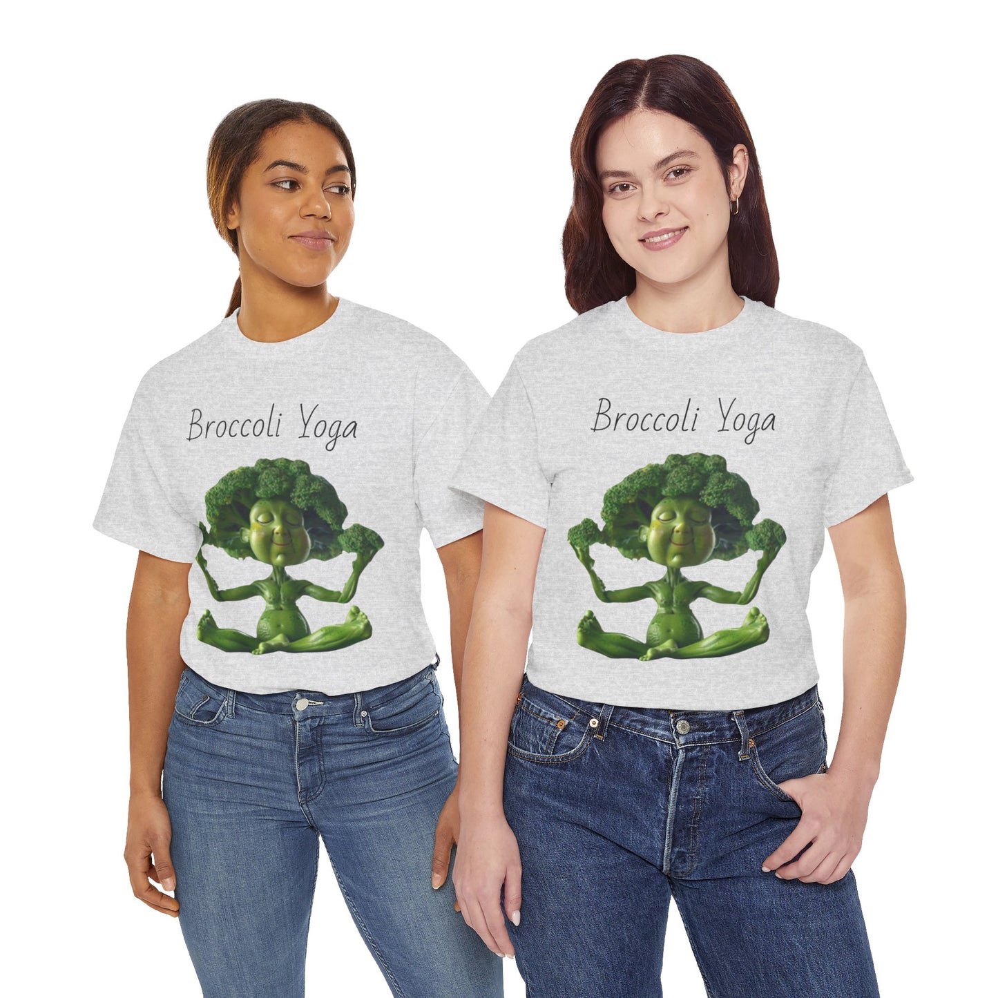 Broccoli Yoga Unisex Heavy Cotton Tee