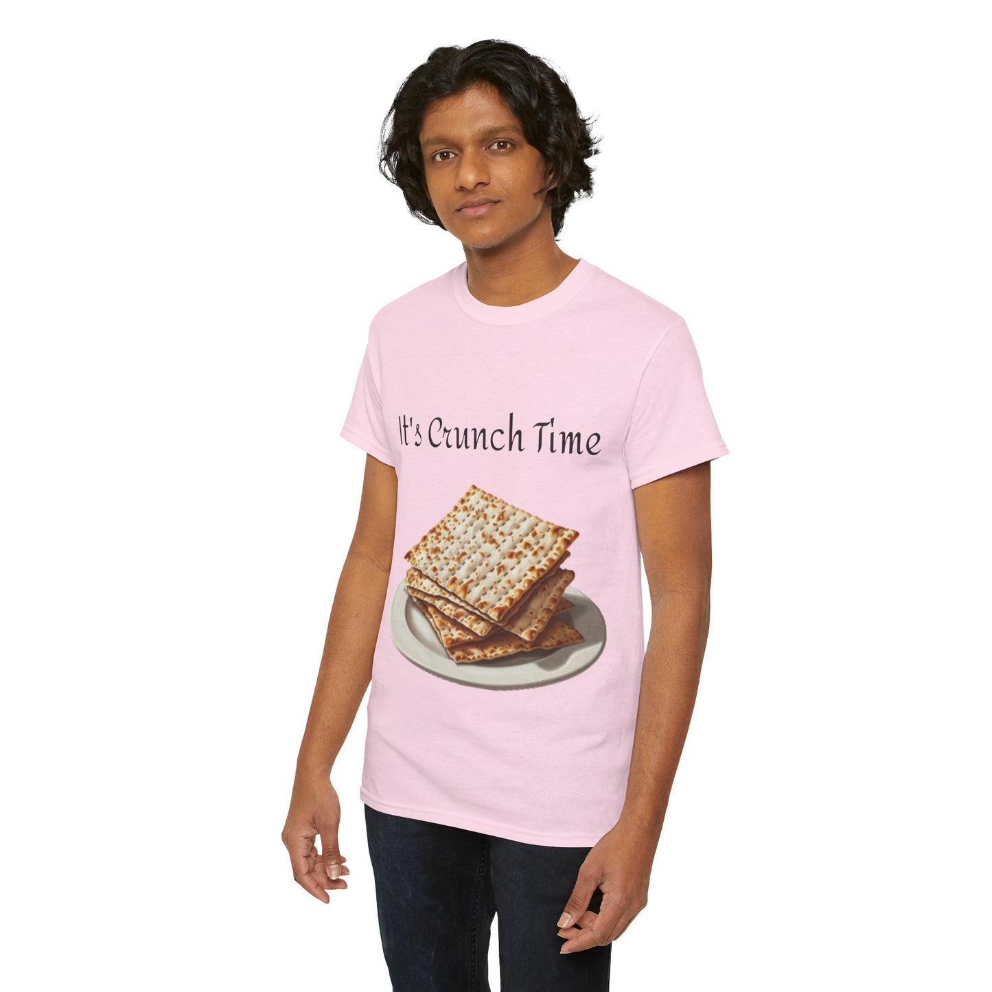 It's Crunch Time Matza Unisex Heavy Cotton Tee