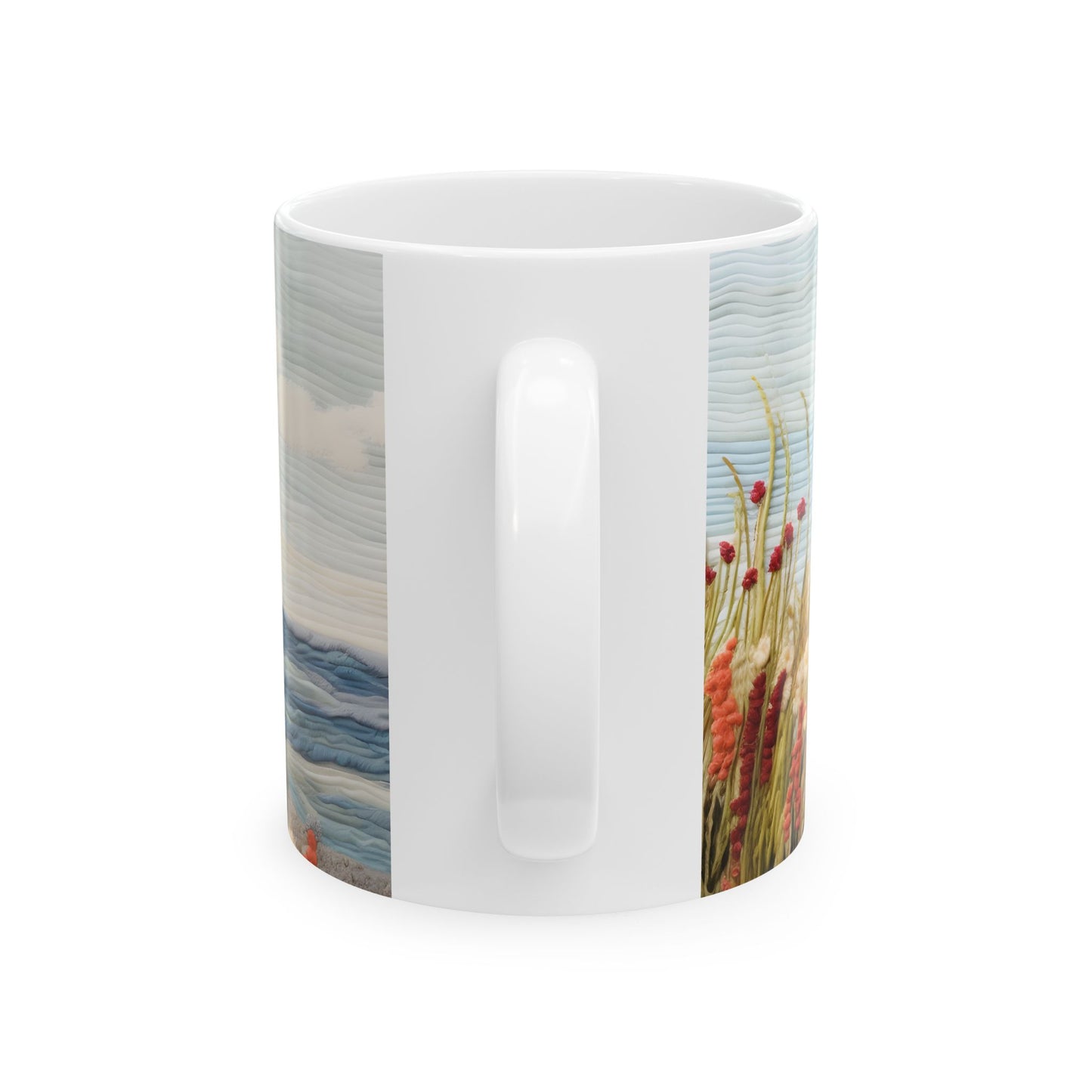 Seaside Lighthouse Ceramic Mug, (11oz, 15oz)