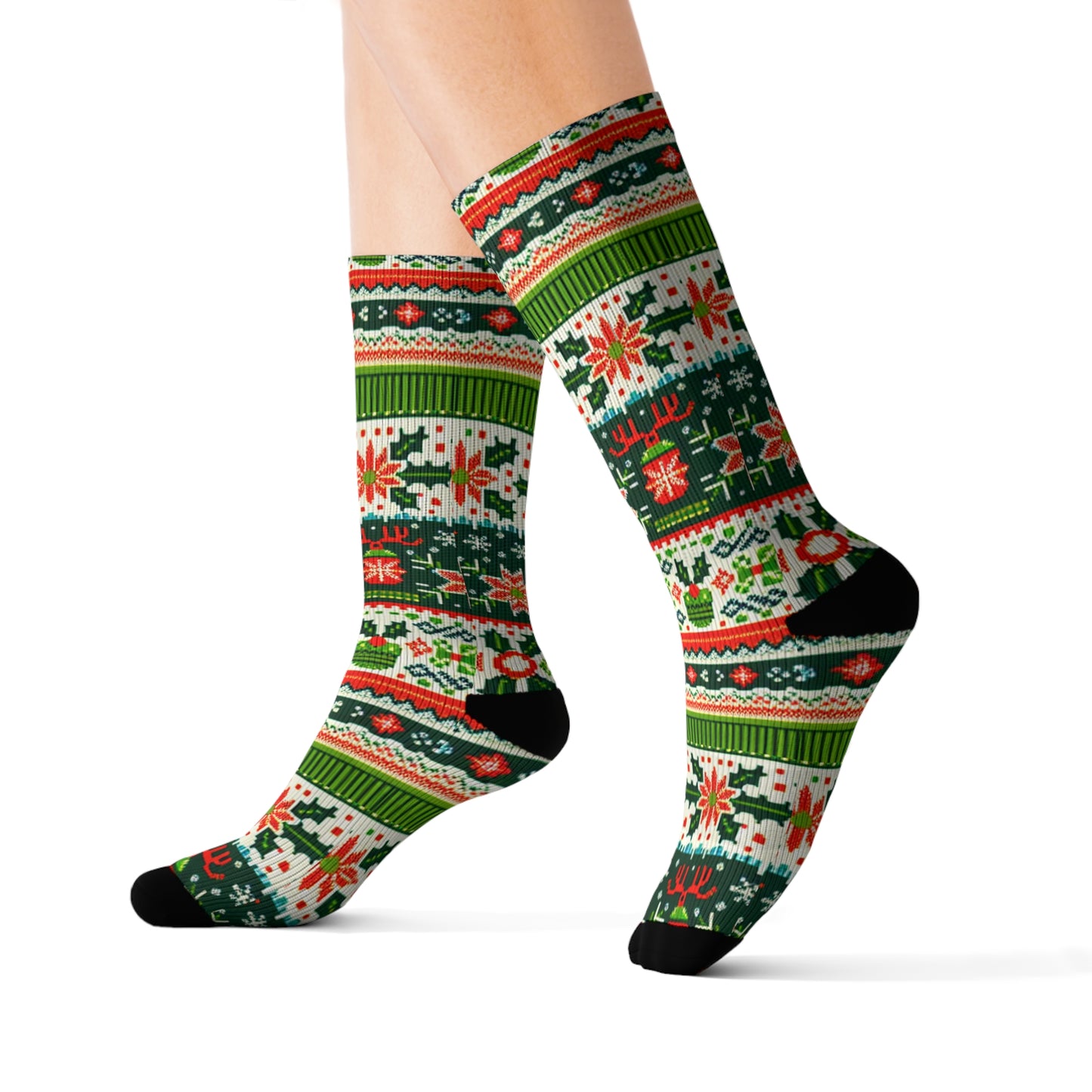 Ugly Sweater Collection 9 Sublimation Socks