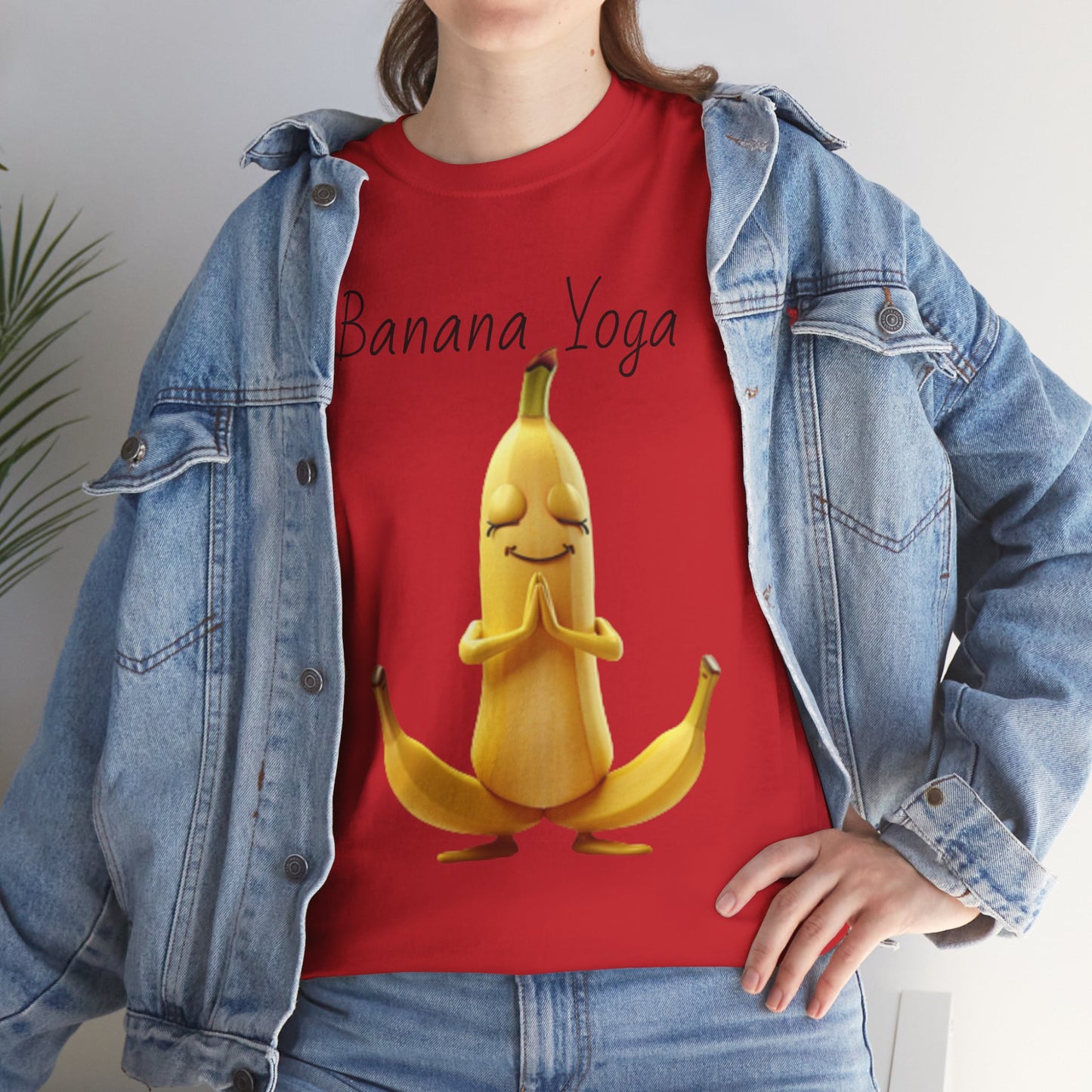 Banana Yoga Unisex Heavy Cotton Tee