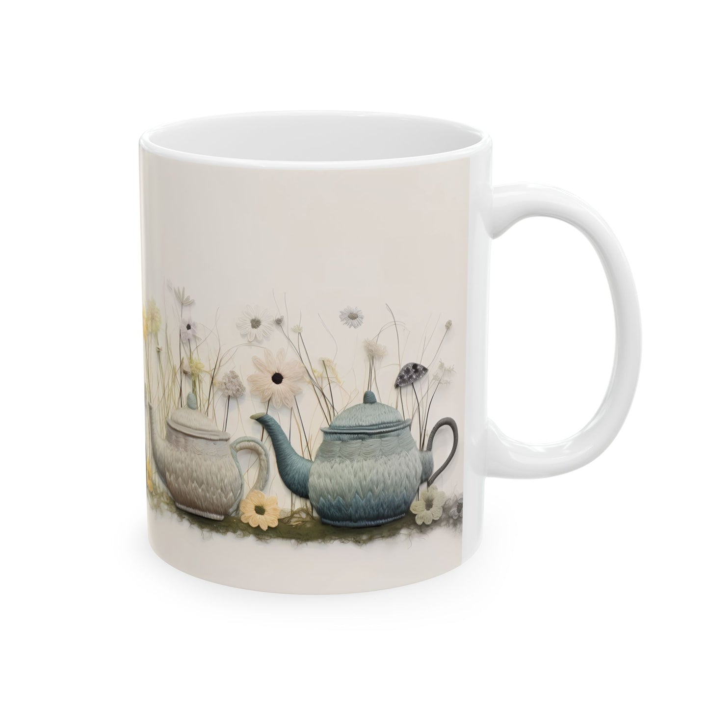 Tea Time Ceramic Mug, (11oz, 15oz)