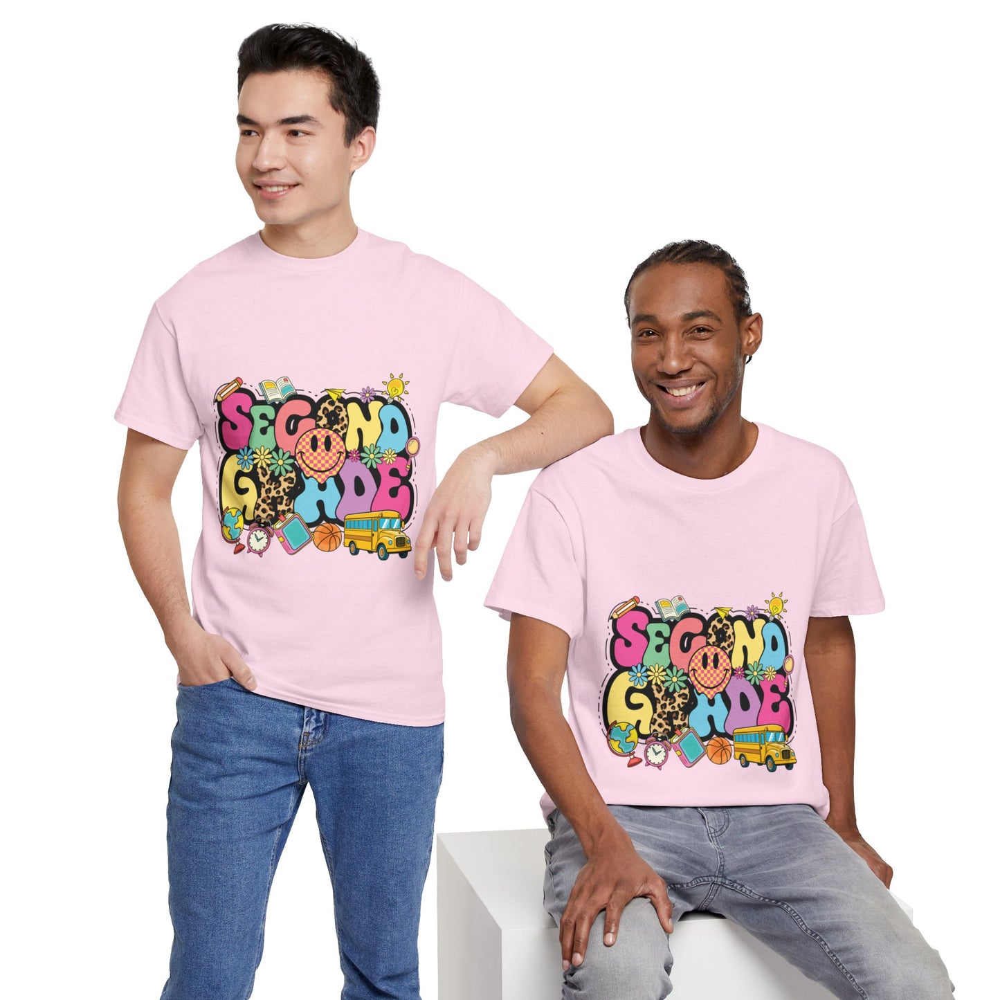 Second Grade Unisex Heavy Cotton Tee