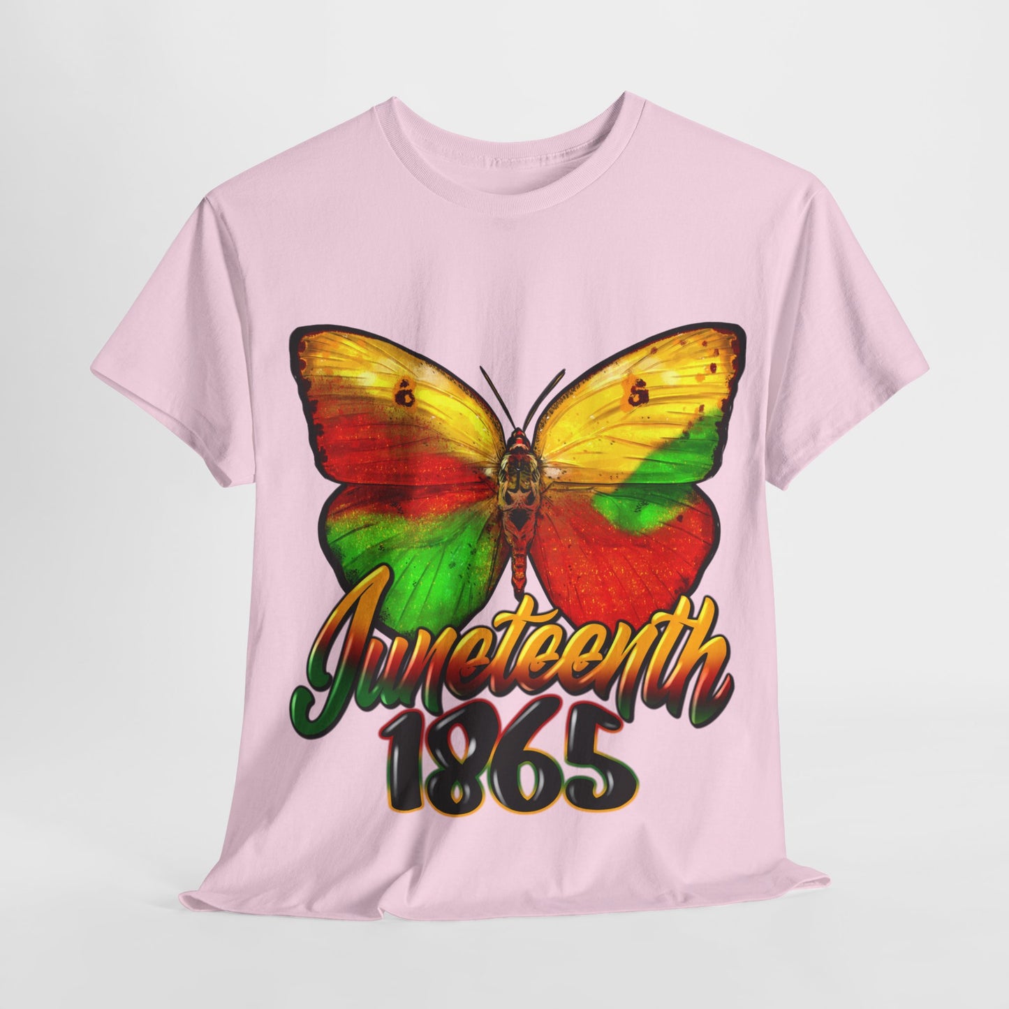 Juneteenth Butterfly Unisex Heavy Cotton Tee