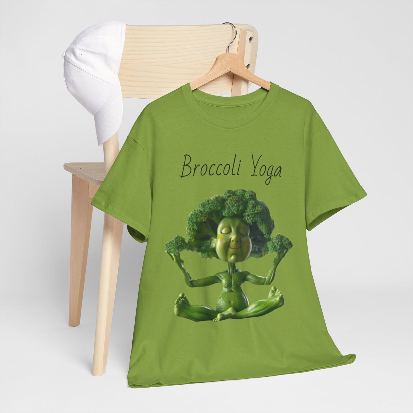 Broccoli Yoga Unisex Heavy Cotton Tee