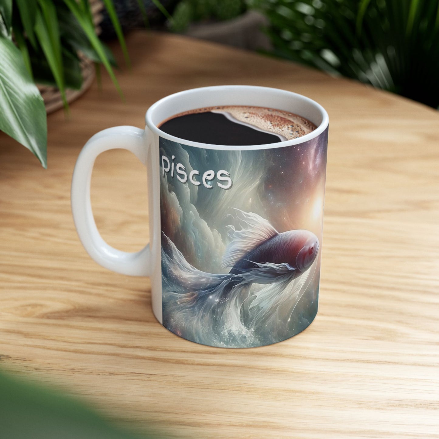 Pisces Ceramic Mug, 11oz