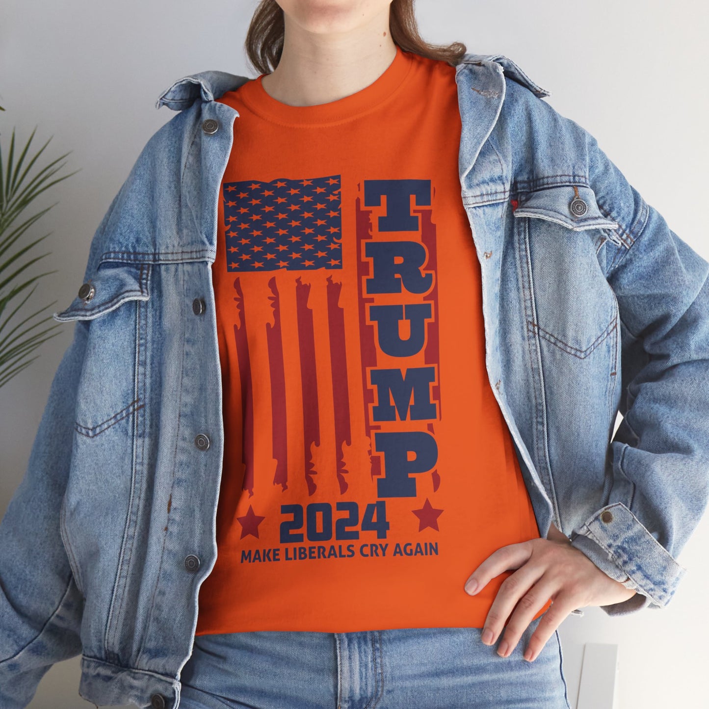 Trump 2024 A Unisex Heavy Cotton Tee