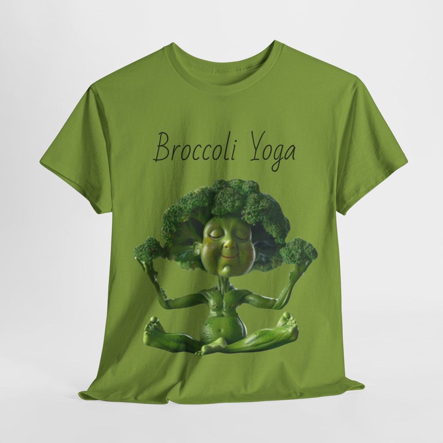 Broccoli Yoga Unisex Heavy Cotton Tee