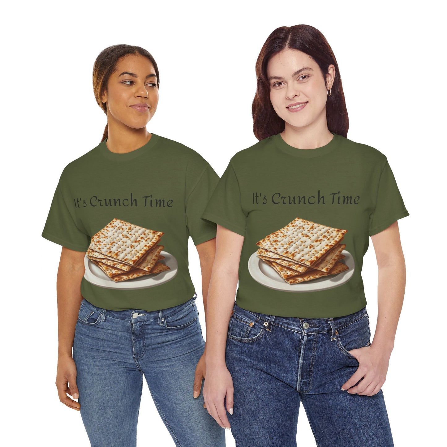 It's Crunch Time Matza Unisex Heavy Cotton Tee