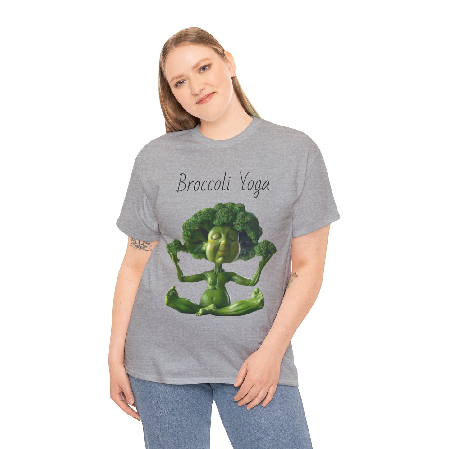 Broccoli Yoga Unisex Heavy Cotton Tee