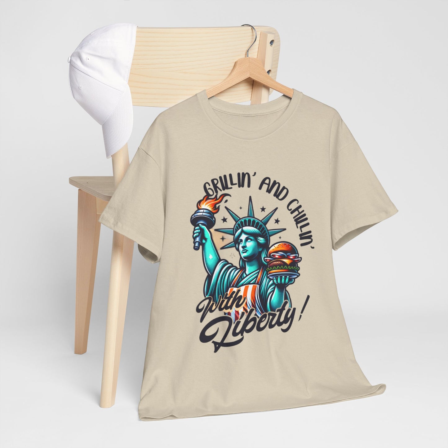 Grillin' Unisex Heavy Cotton Tee