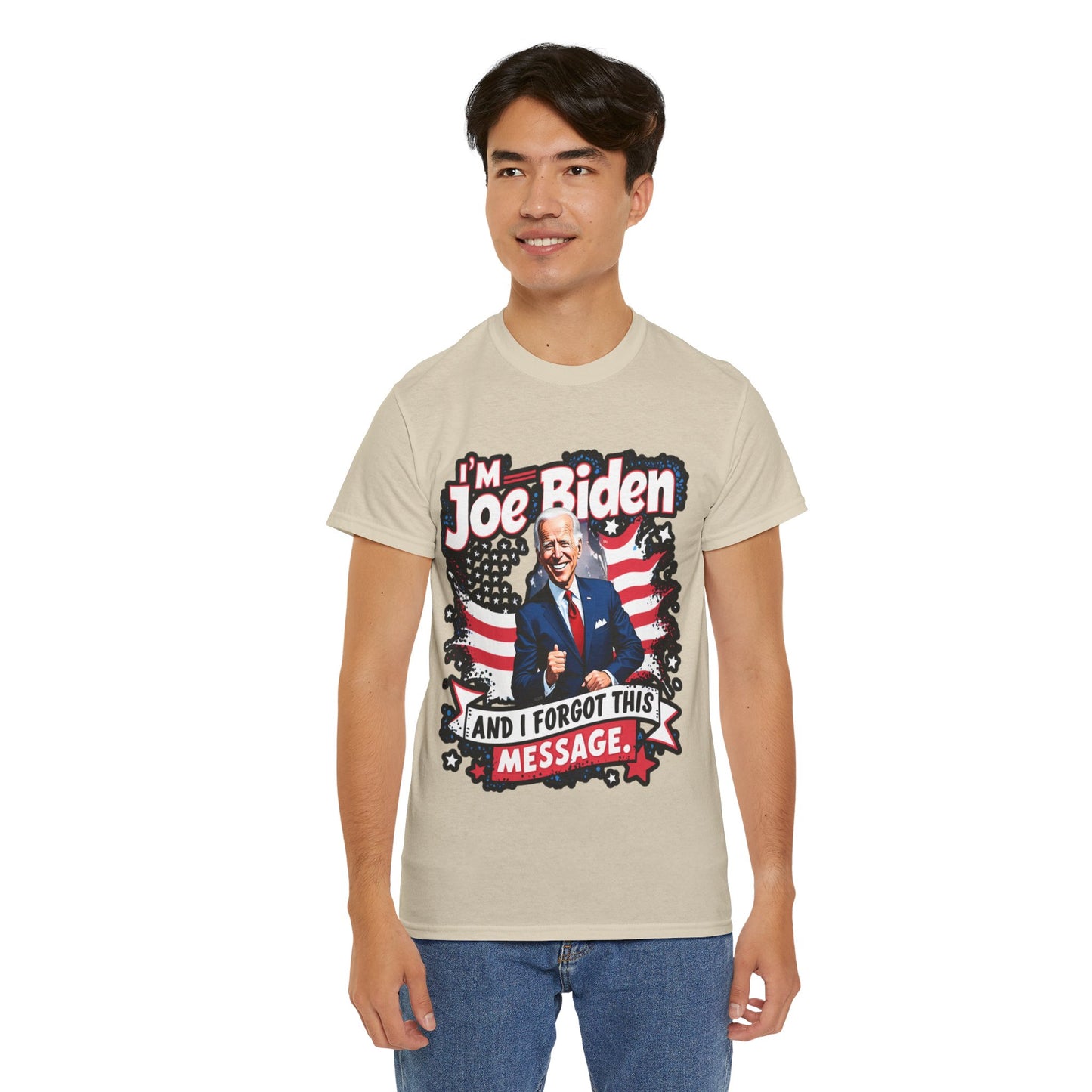 Biden I Forgot Unisex Heavy Cotton Tee