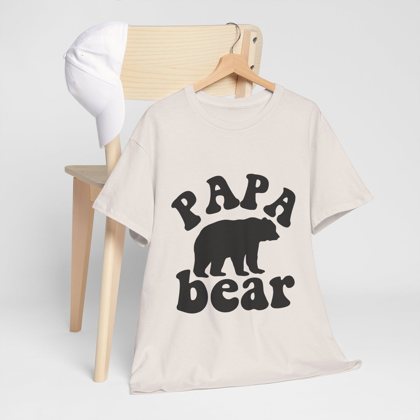 Papa Bear Unisex Heavy Cotton Tee