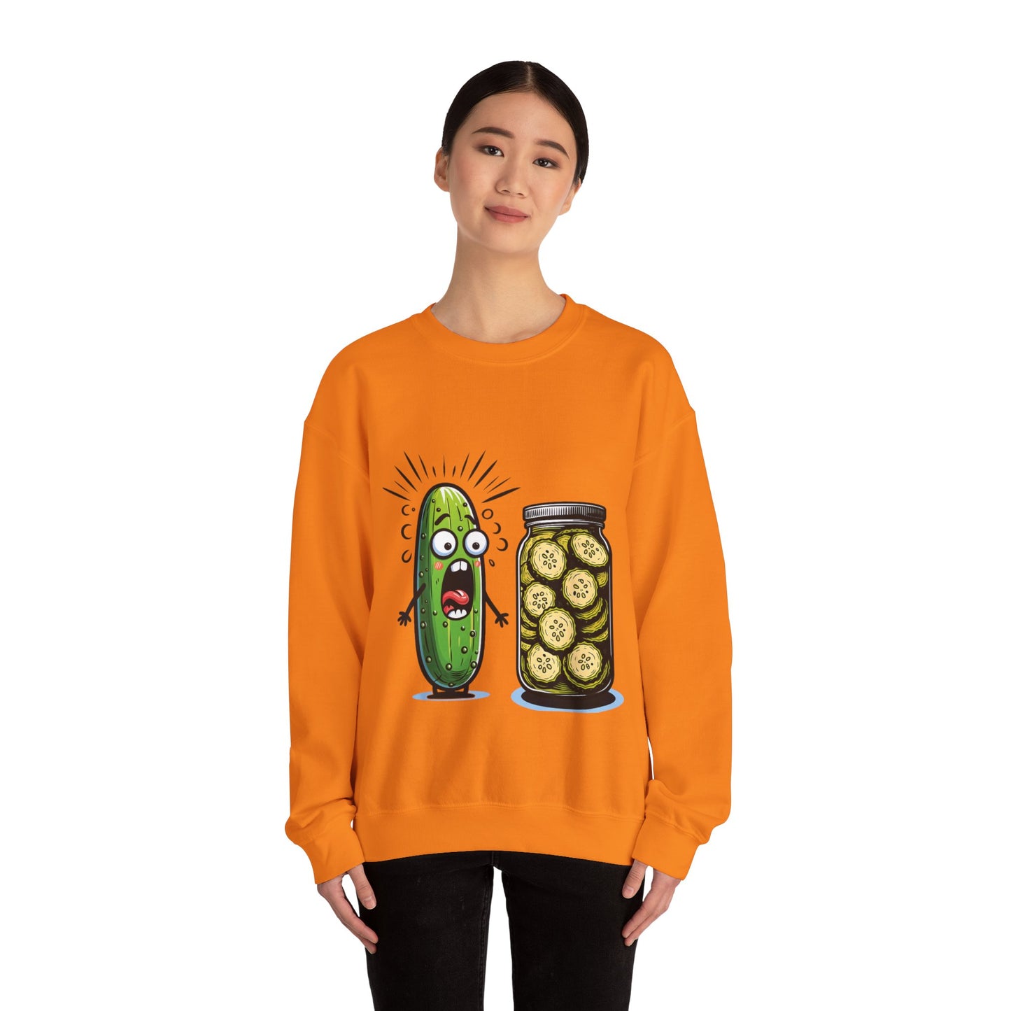 Terrified Pickle Unisex Heavy Blend™ Crewneck Sweatshirt