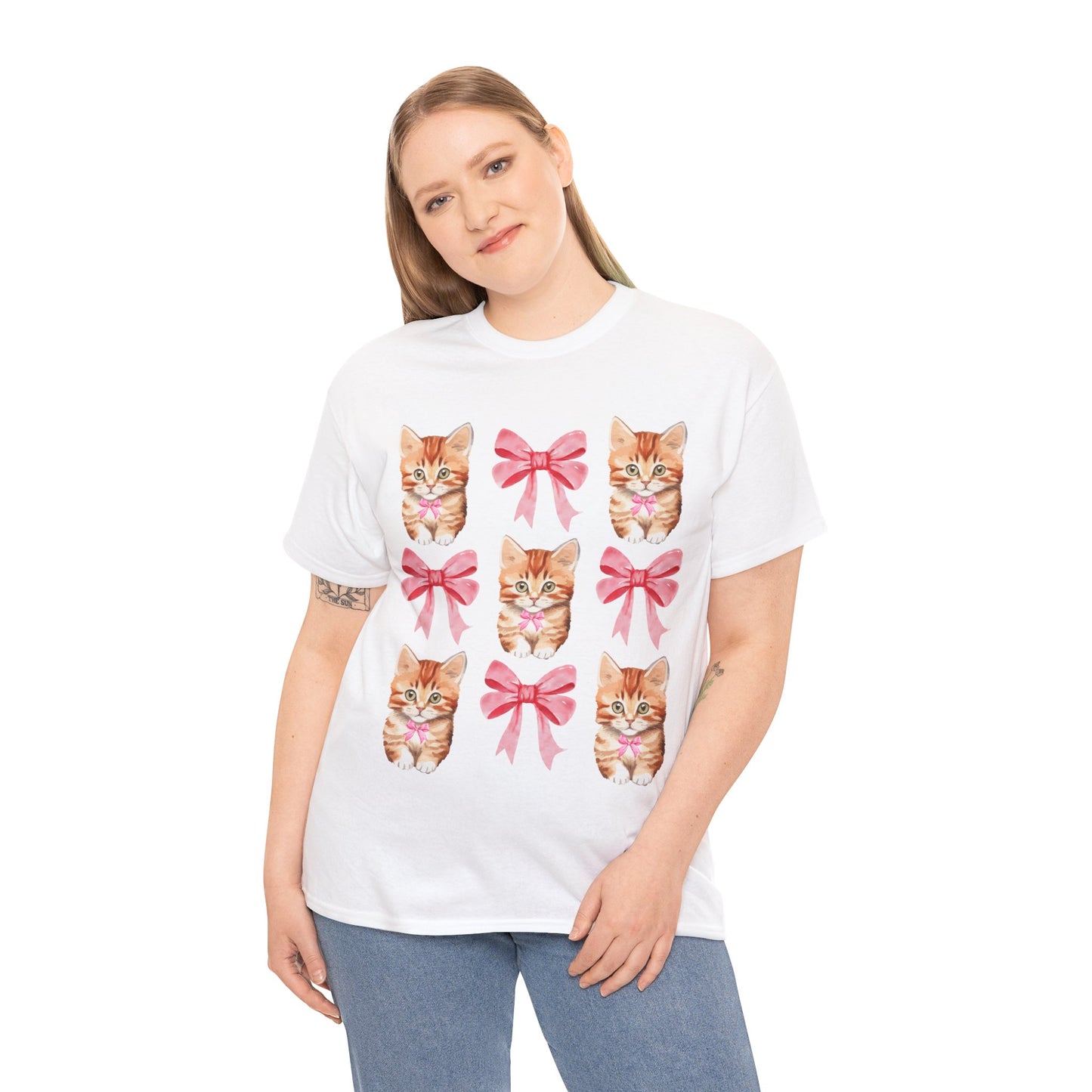 Cat Coquette Unisex Heavy Cotton Tee