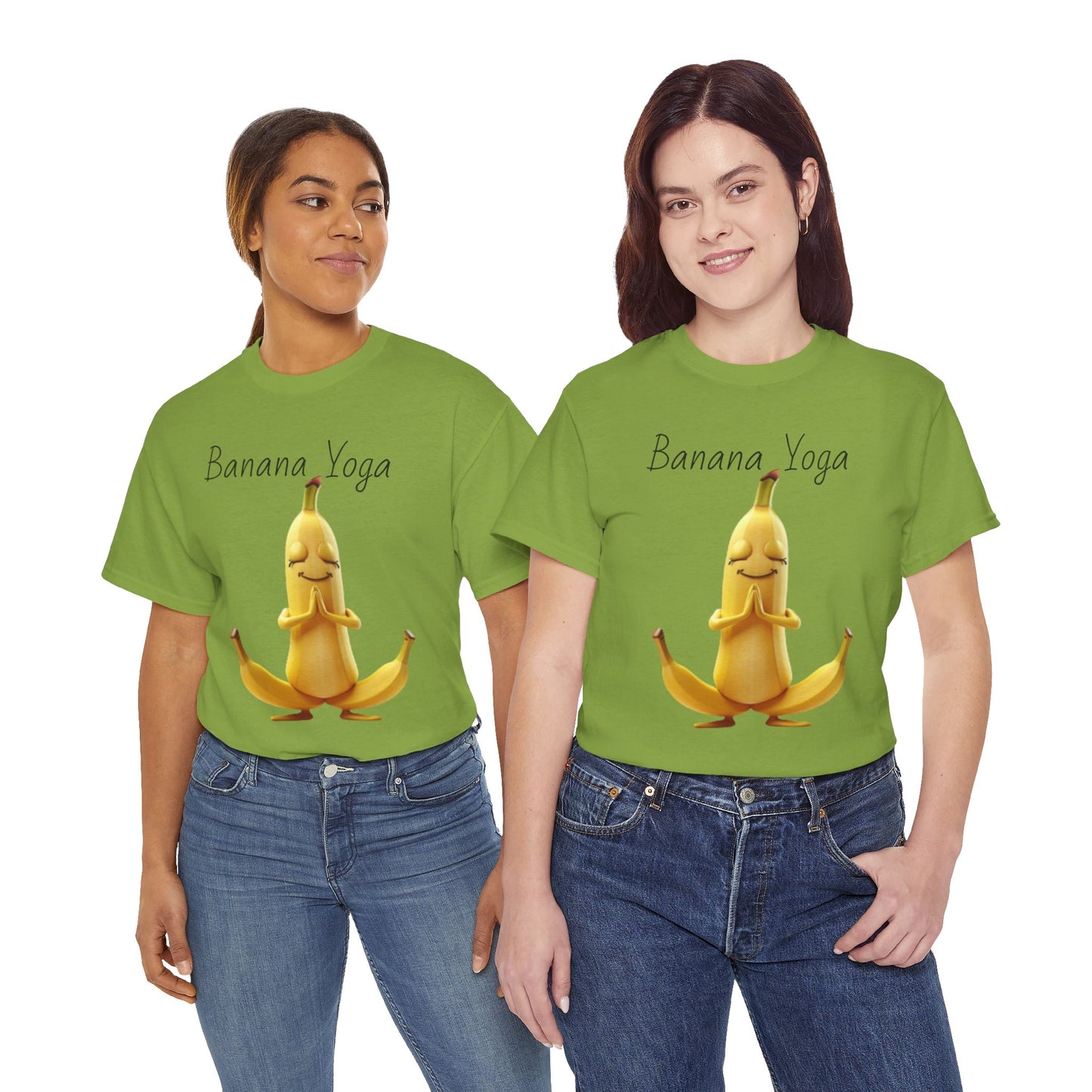 Banana Yoga Unisex Heavy Cotton Tee