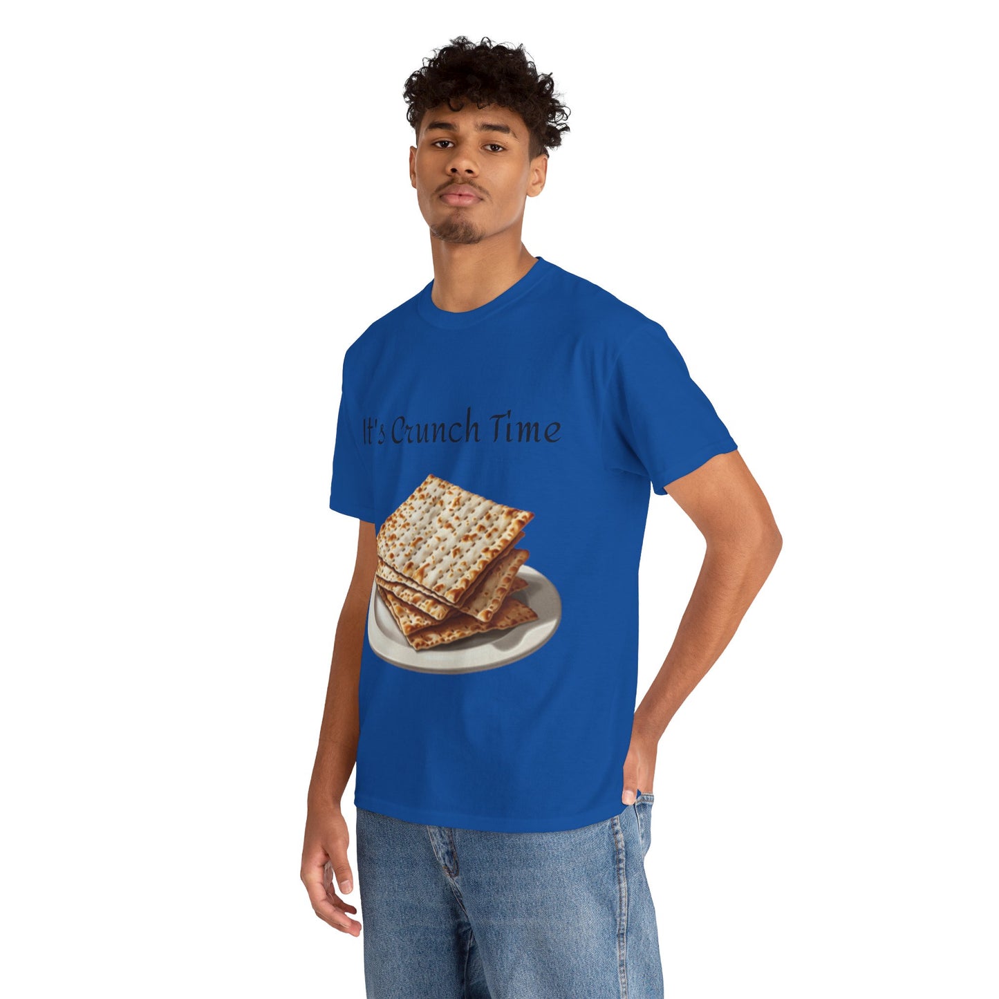 It's Crunch Time Matza Unisex Heavy Cotton Tee