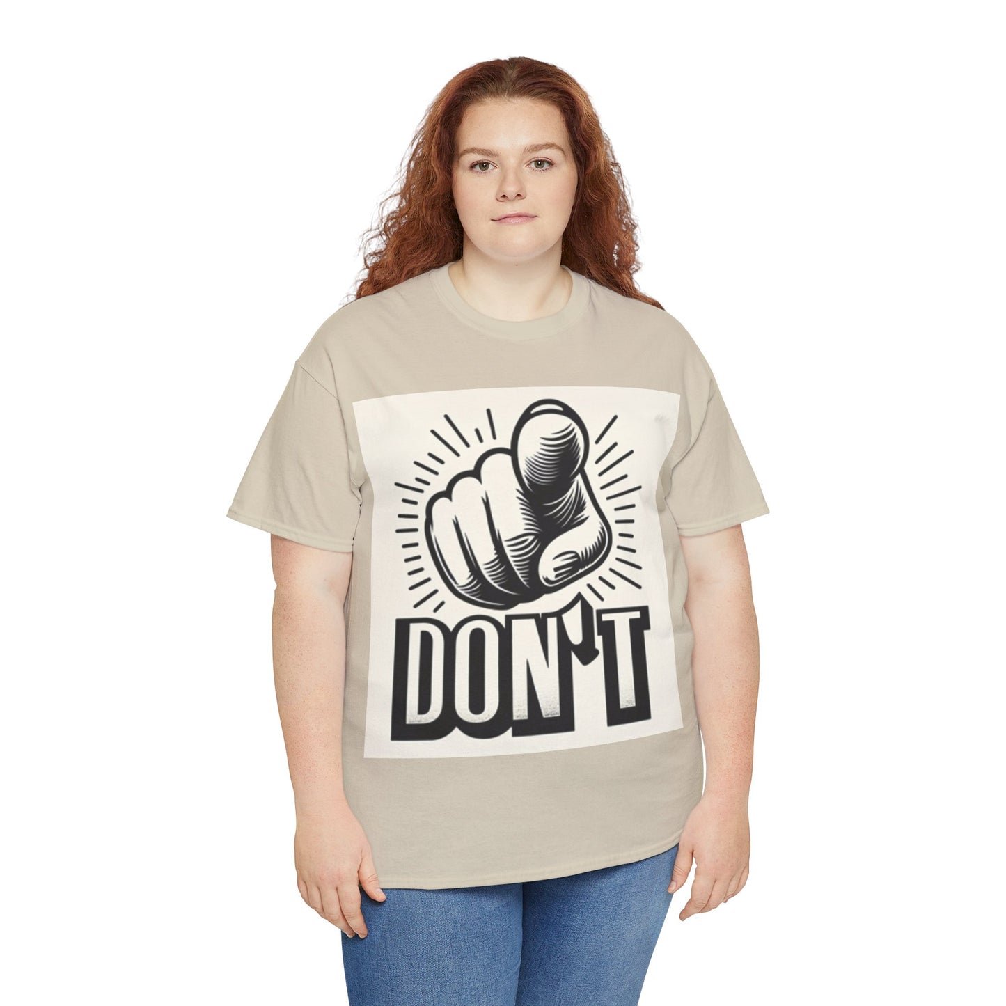 Don't Finger Unisex Heavy Cotton Tee