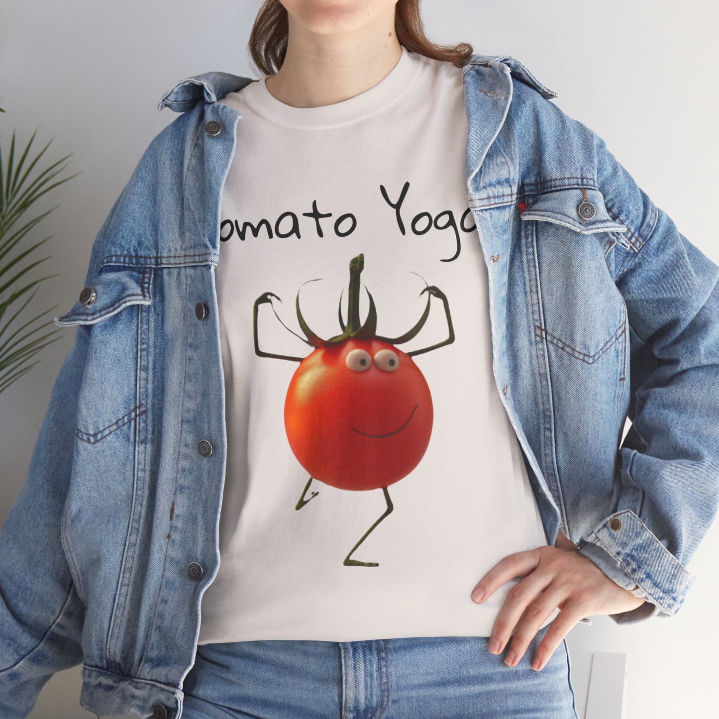 Tomato Yoga Unisex Heavy Cotton Tee