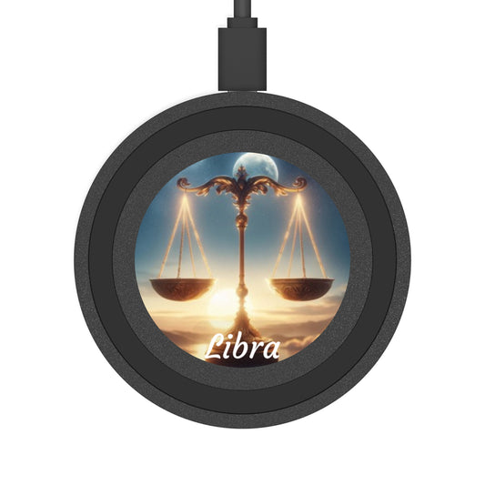 Libra Zodiac Sign Quake Wireless Charging Pad