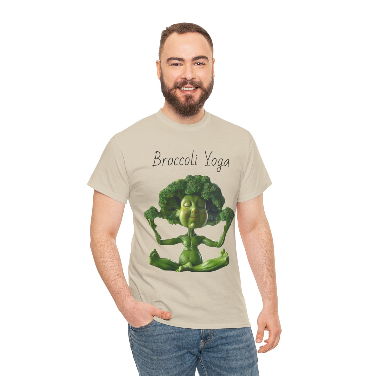 Broccoli Yoga Unisex Heavy Cotton Tee