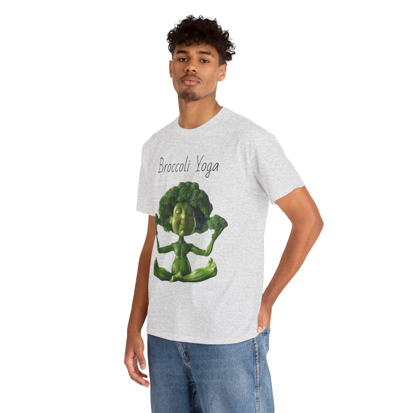 Broccoli Yoga Unisex Heavy Cotton Tee