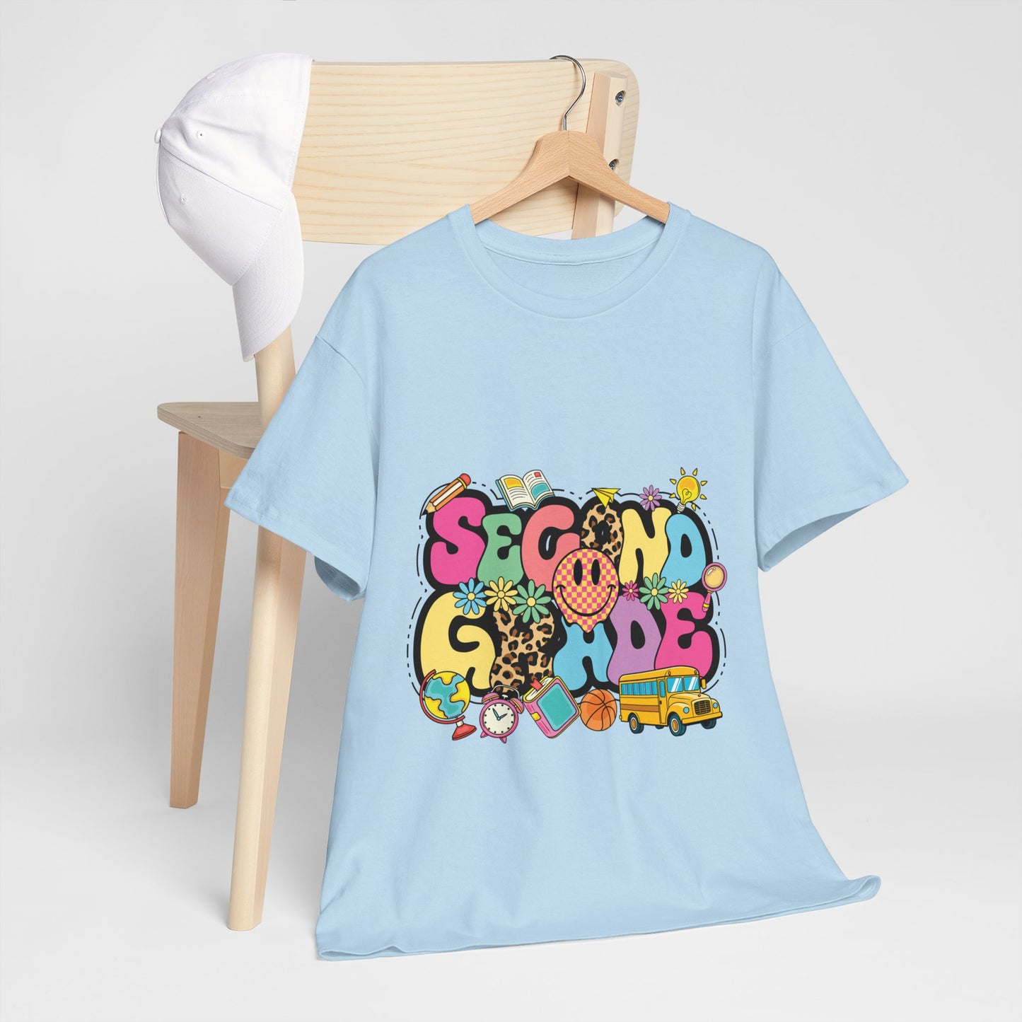 Second Grade Unisex Heavy Cotton Tee