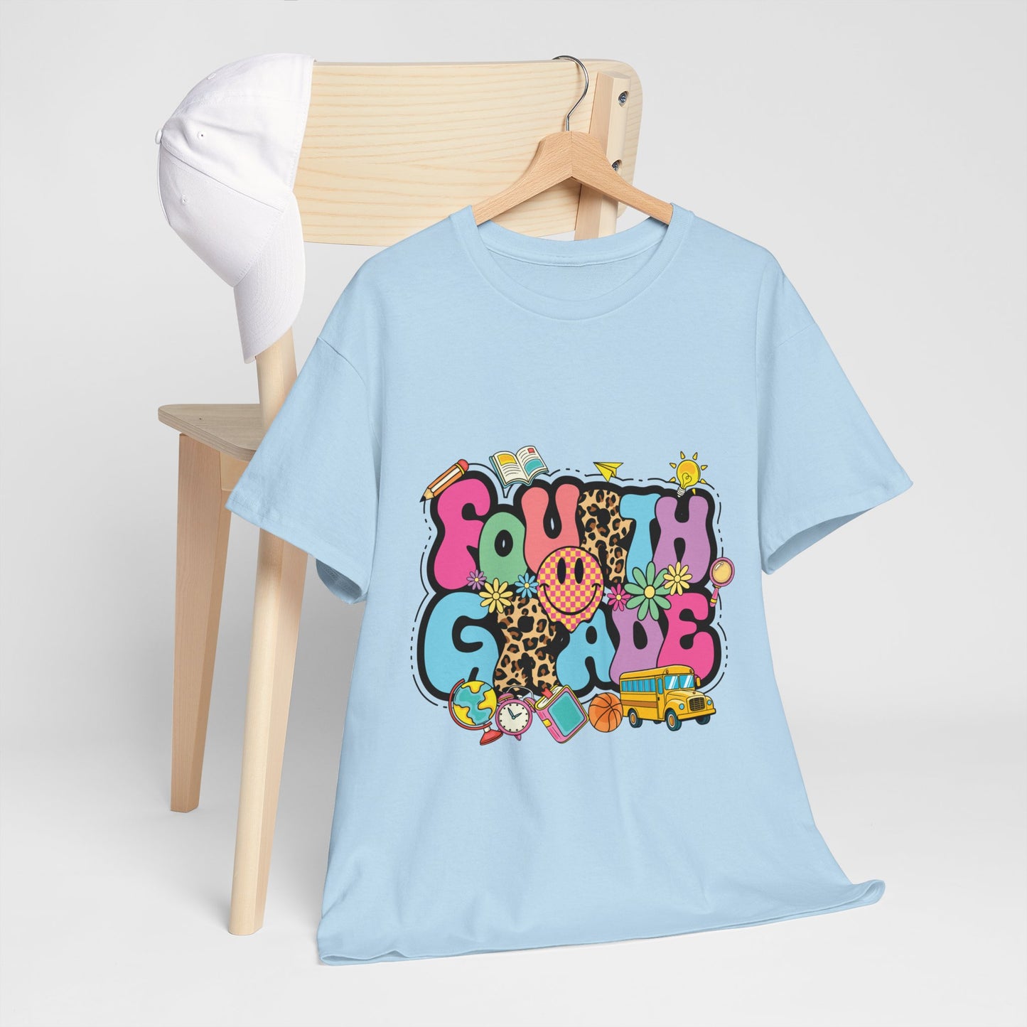 Fourth Grade Unisex Heavy Cotton Tee