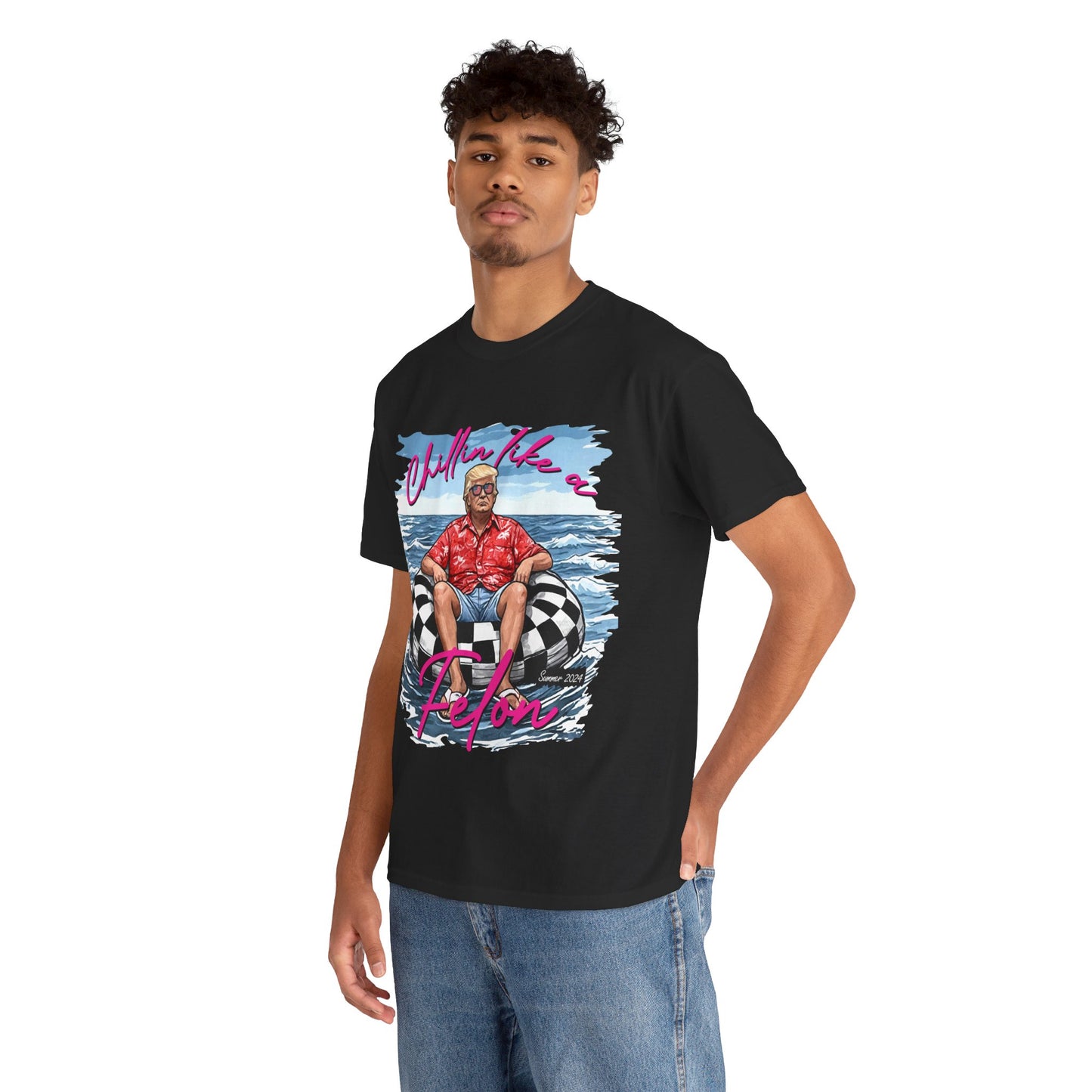 Trump Chillin' Unisex Heavy Cotton Tee