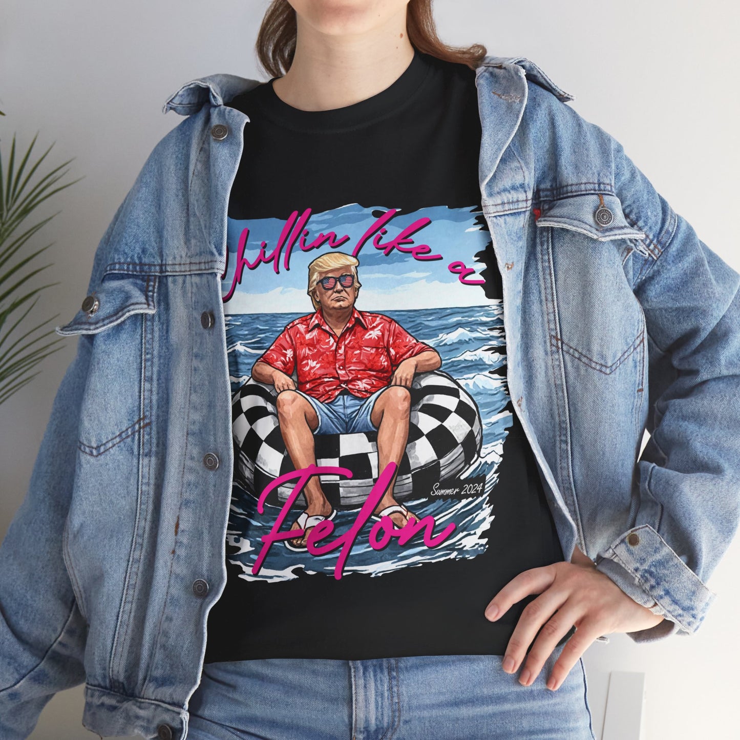 Trump Chillin' Unisex Heavy Cotton Tee