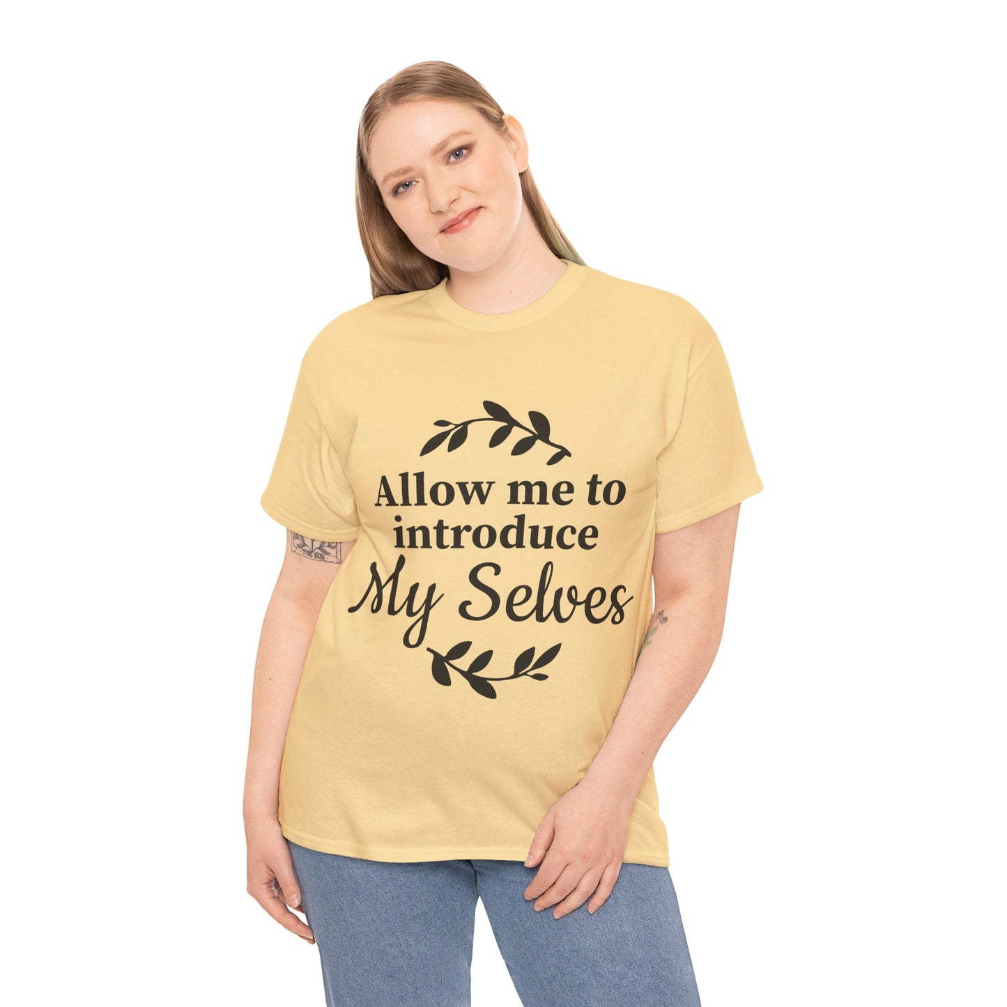 Allow Me To Introduce My Selves Unisex Heavy Cotton Tee