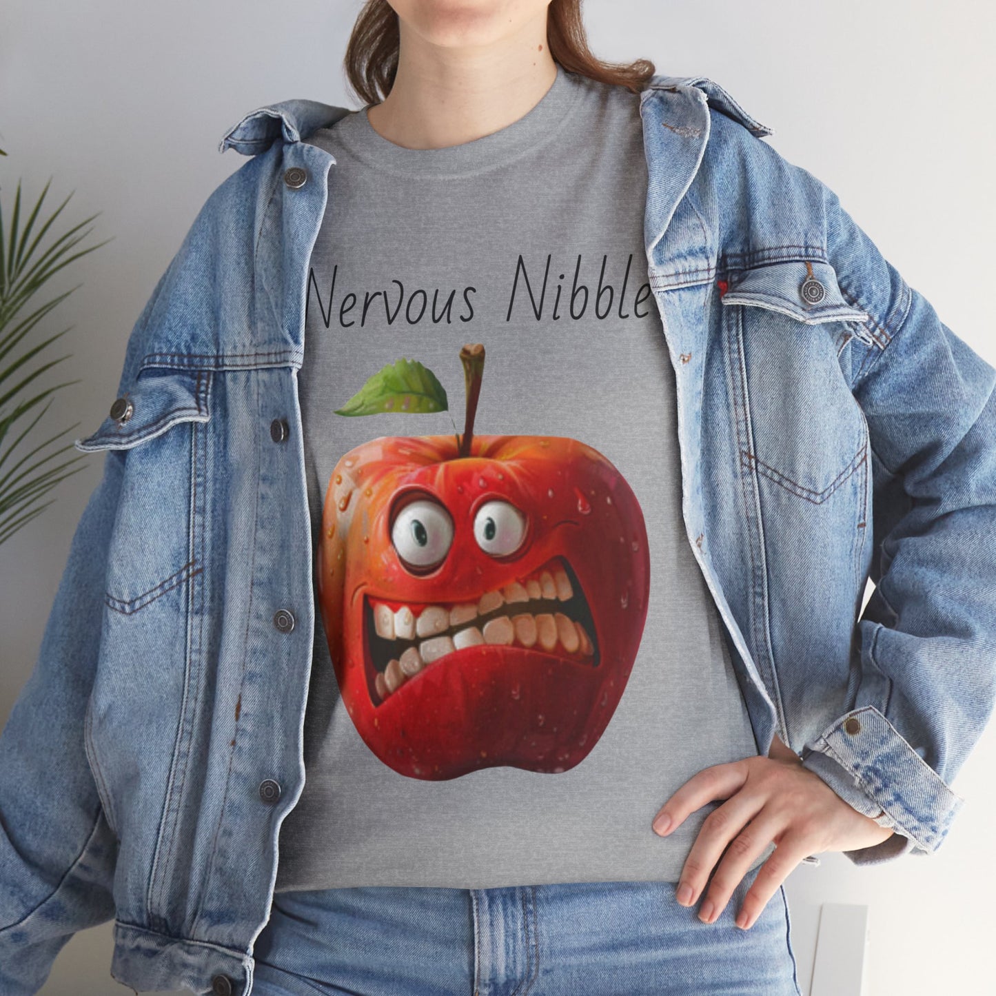 Nervous Nibble Unisex Heavy Cotton Tee