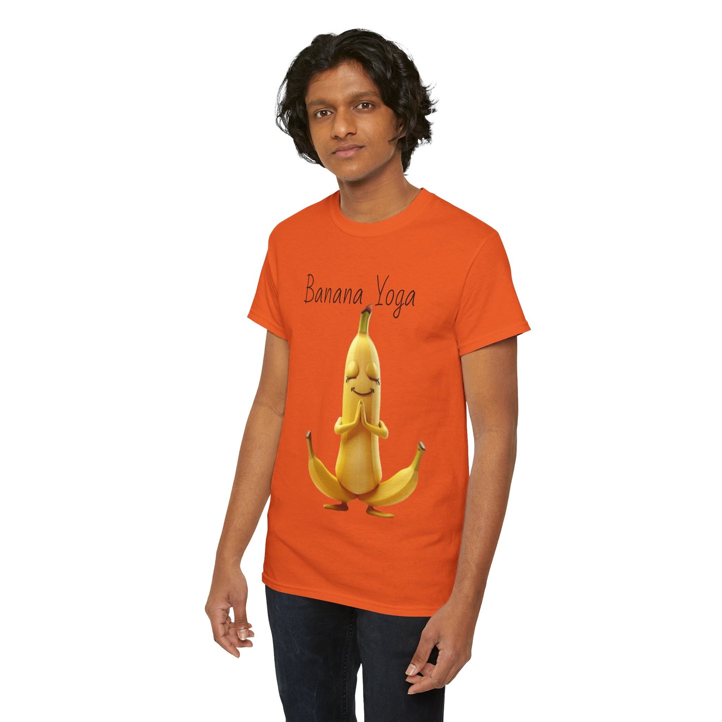 Banana Yoga Unisex Heavy Cotton Tee