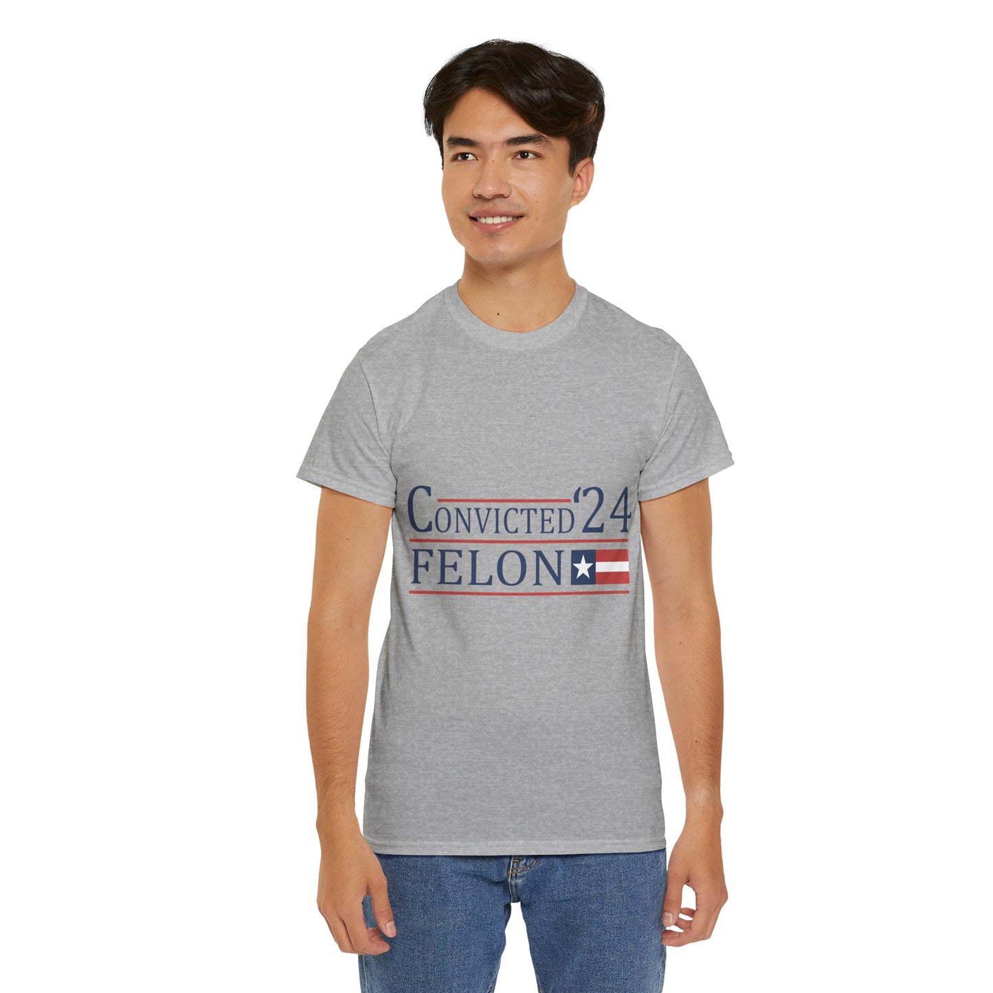 Convicted Felon Unisex Heavy Cotton Tee