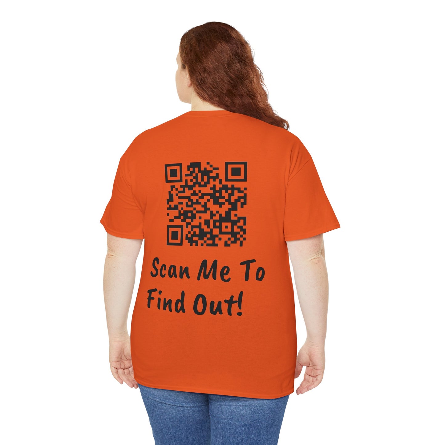 QR Code Unisex Heavy Cotton Tee