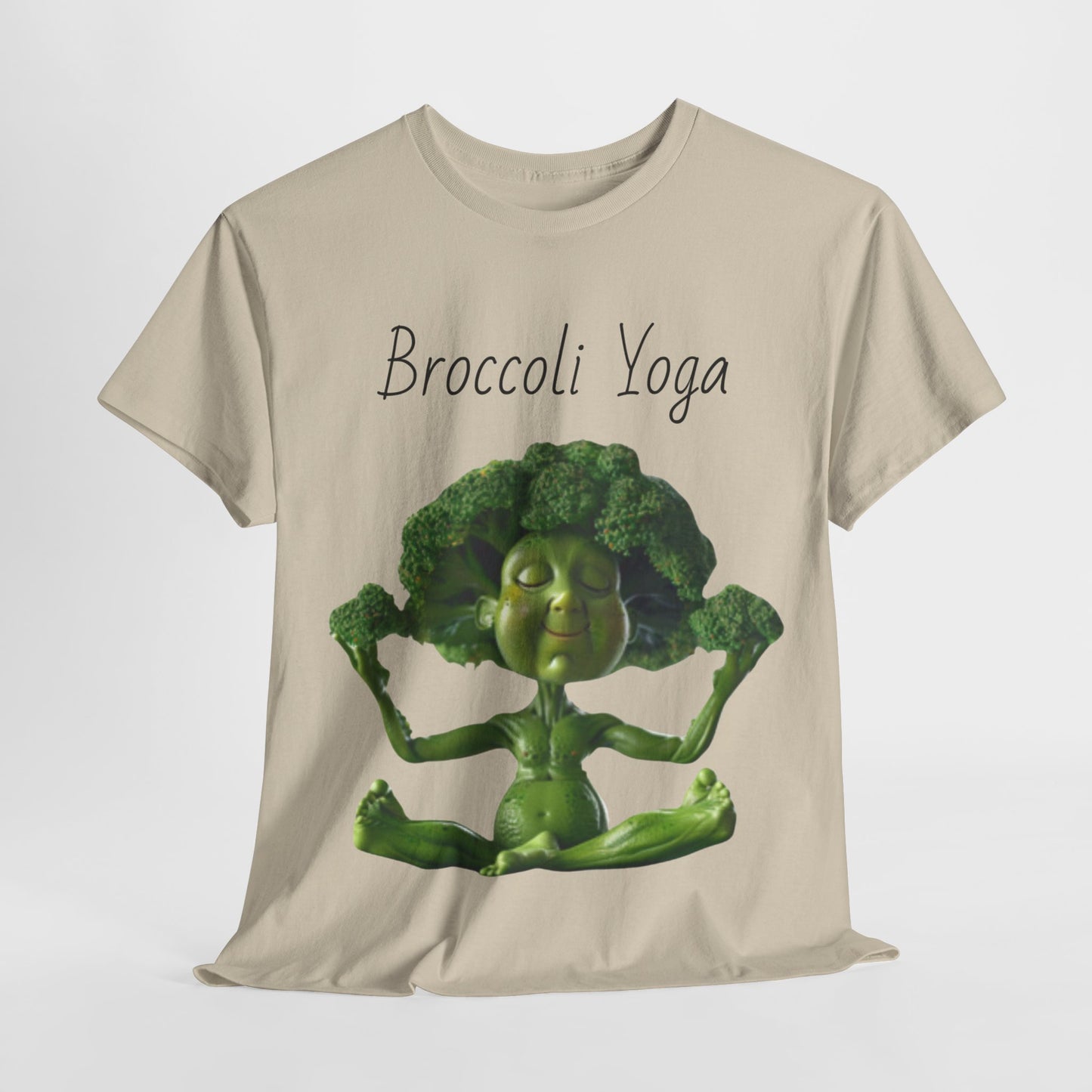 Broccoli Yoga Unisex Heavy Cotton Tee