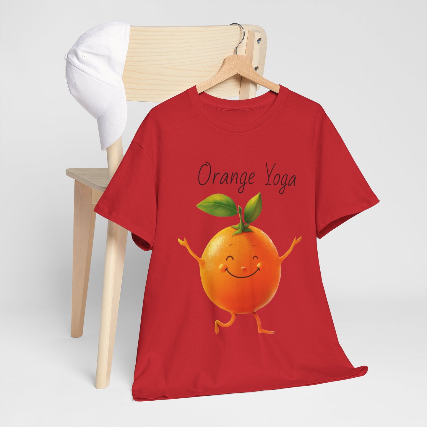 Orange Yoga Unisex Heavy Cotton Tee