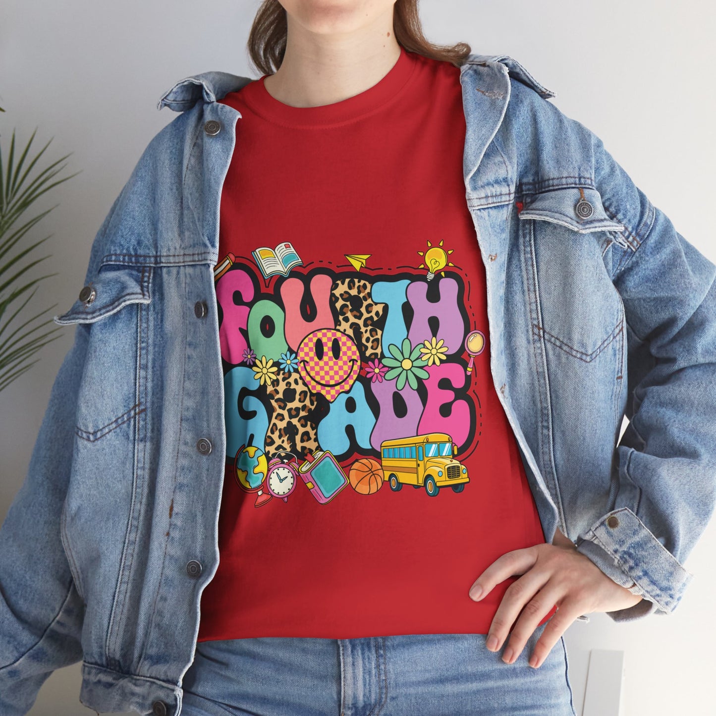 Fourth Grade Unisex Heavy Cotton Tee