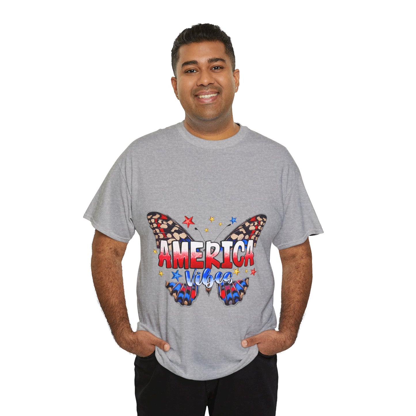 America Vibes Unisex Heavy Cotton Tee