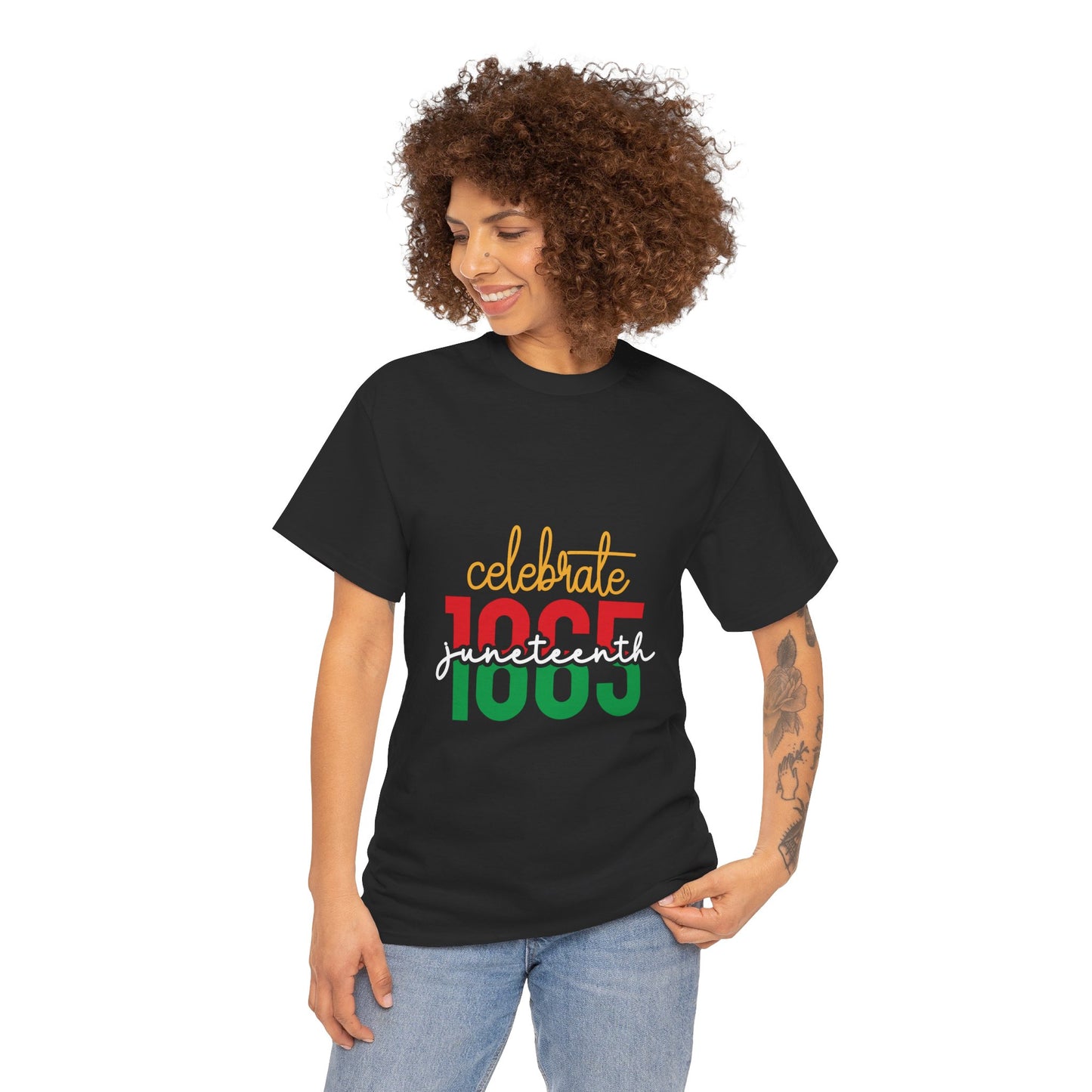 Celebrate Juneteenth Unisex Heavy Cotton Tee