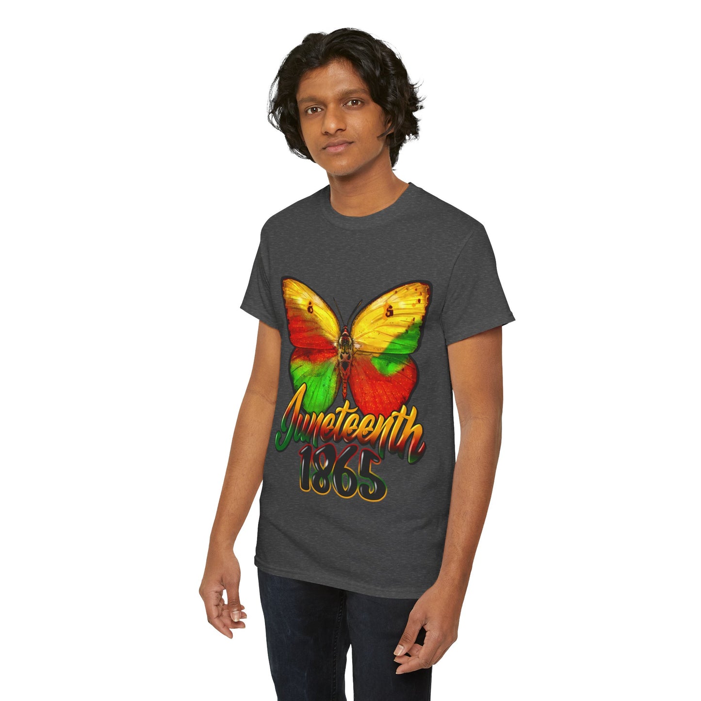 Juneteenth Butterfly Unisex Heavy Cotton Tee